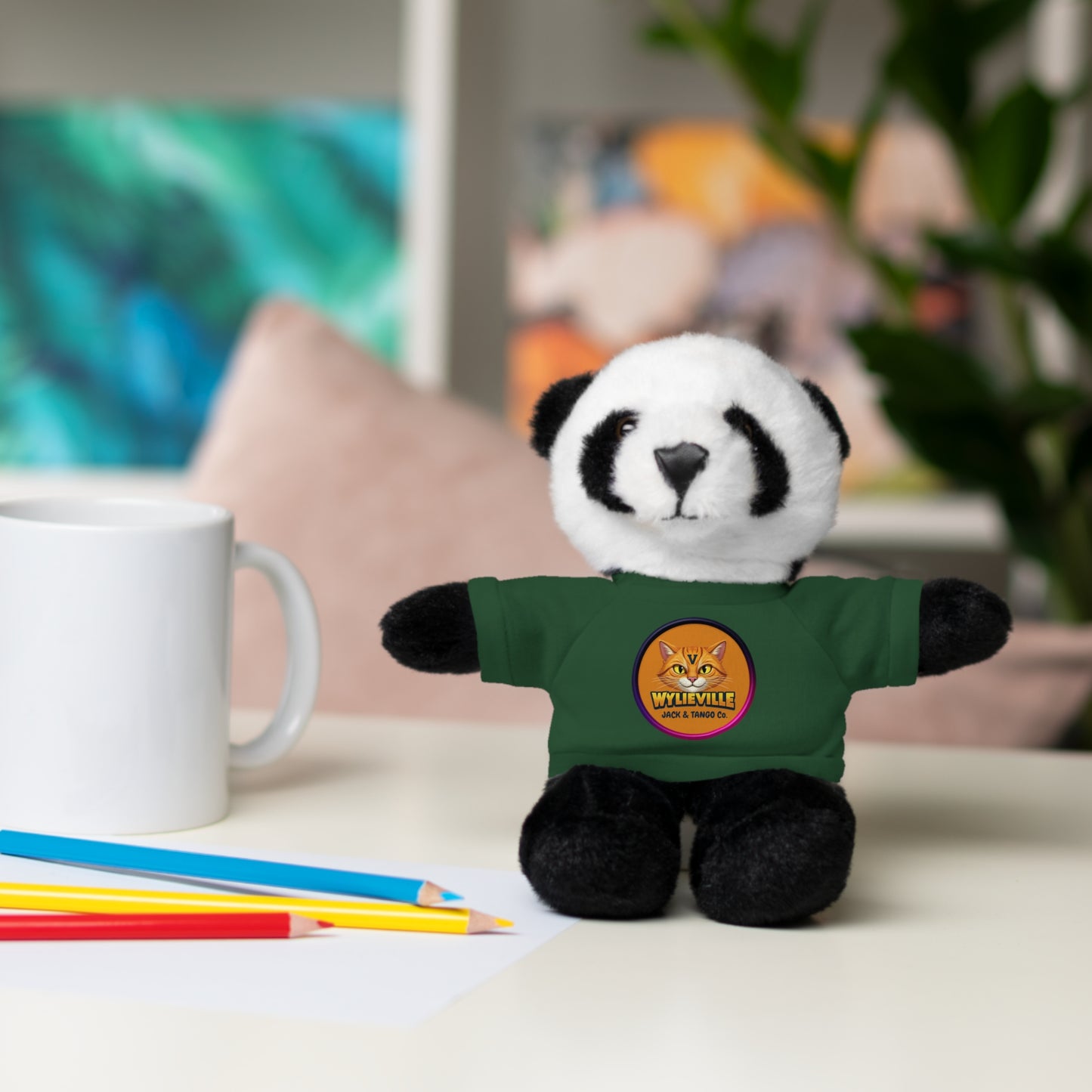 Wylieville Stuffed Animal with Tee - Cute Gift for Kids