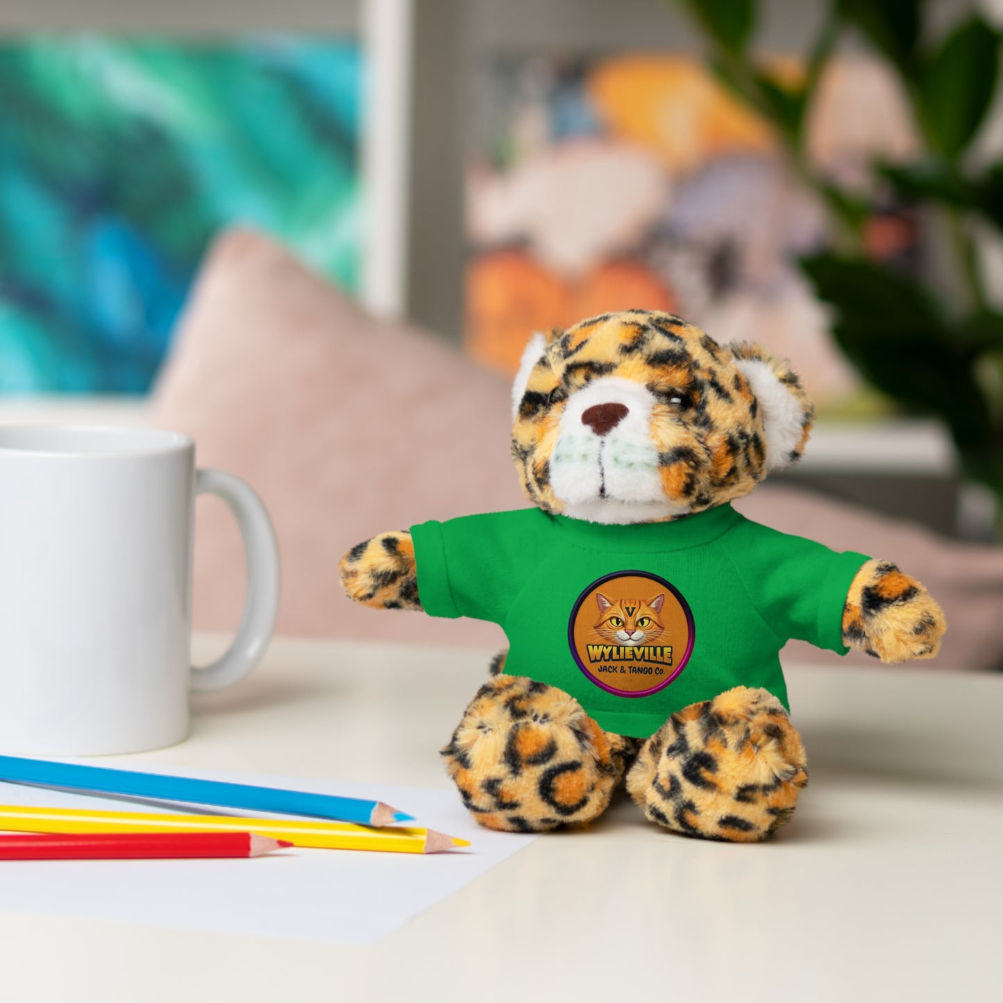 Wylieville Stuffed Animal with Tee - Cute Gift for Kids