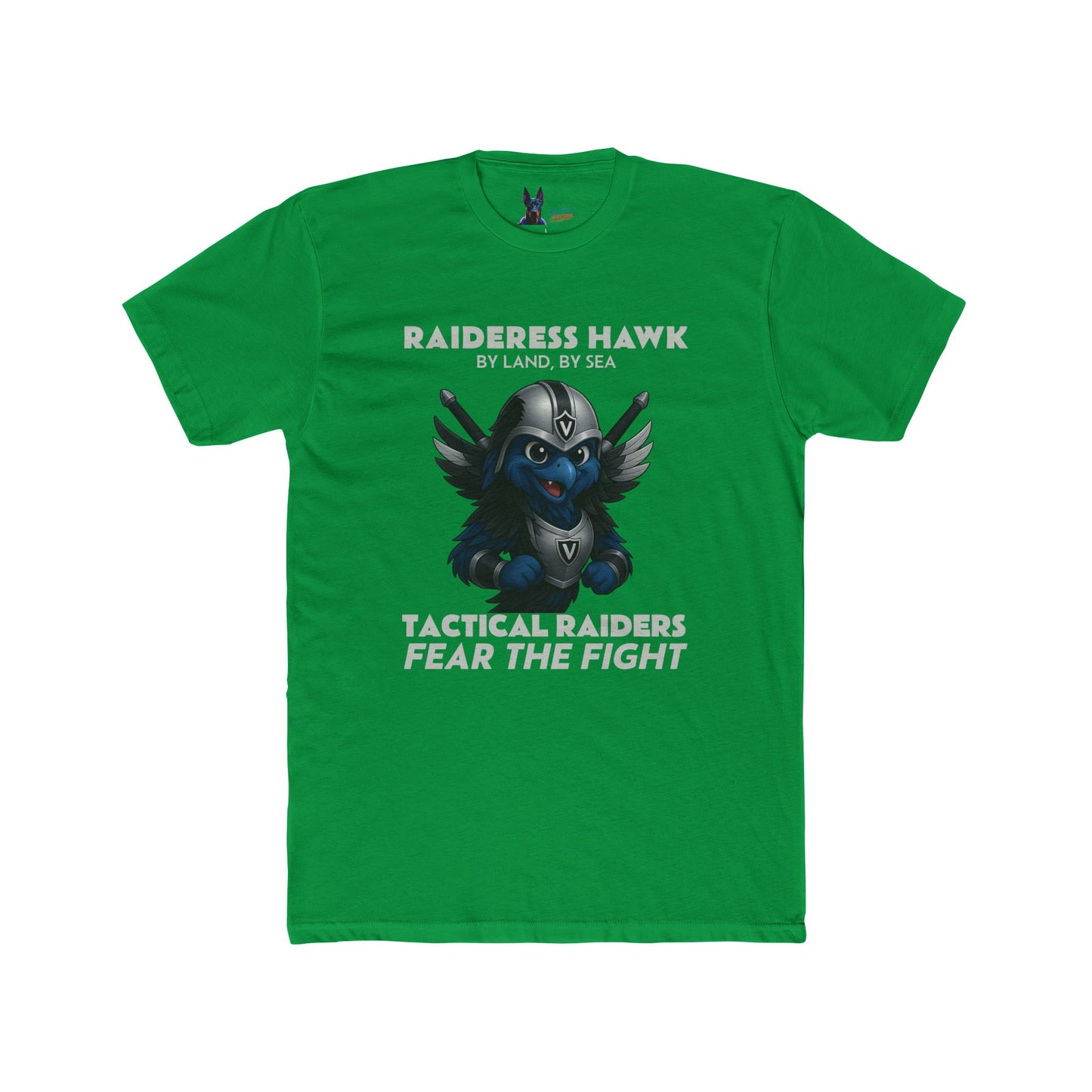 Wylieville After Dark: Raideress Hawk Fear the Fight Unisex Cotton Tee