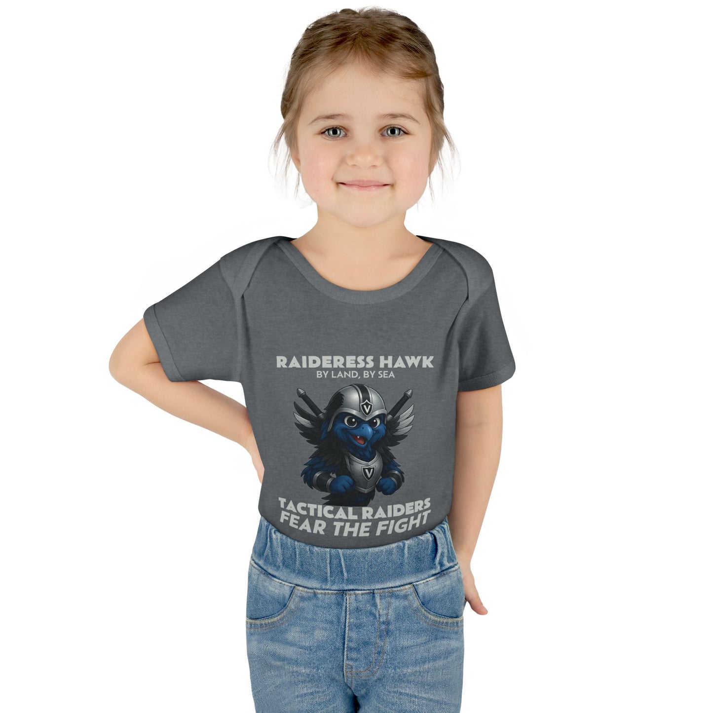 Wylieville: Raideress Hawk Cute Infant Bodysuit, Perfect for Little Fans