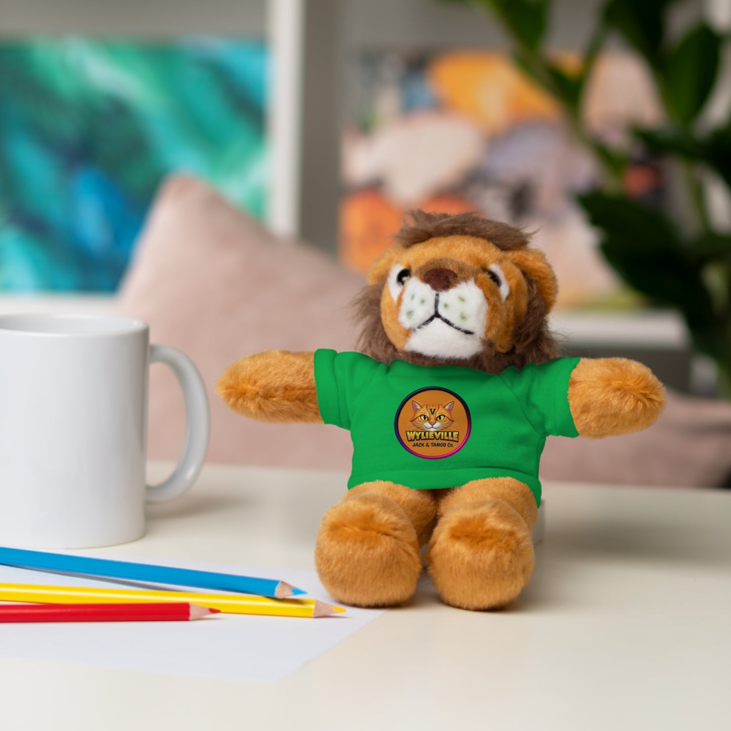Wylieville Stuffed Animal with Tee - Cute Gift for Kids