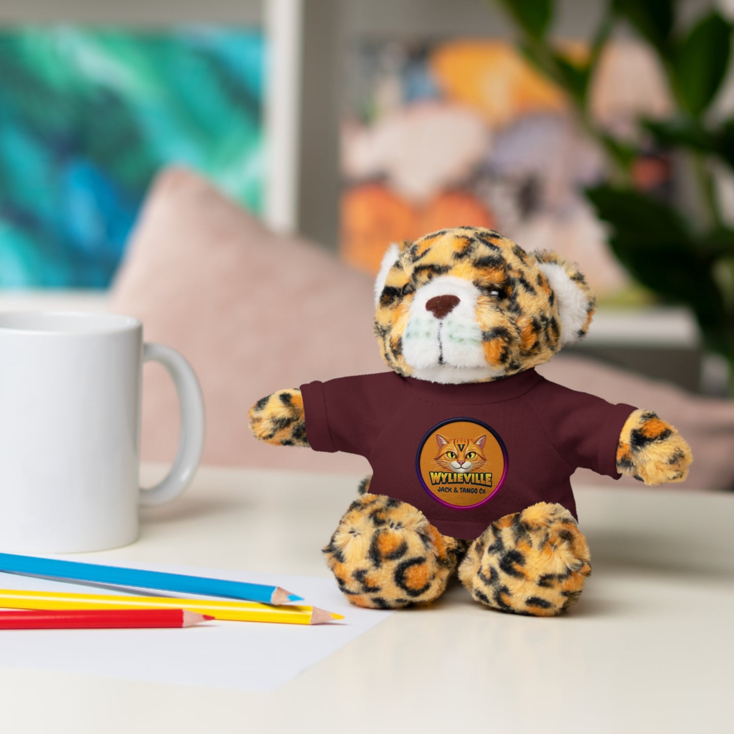 Wylieville Stuffed Animal with Tee - Cute Gift for Kids
