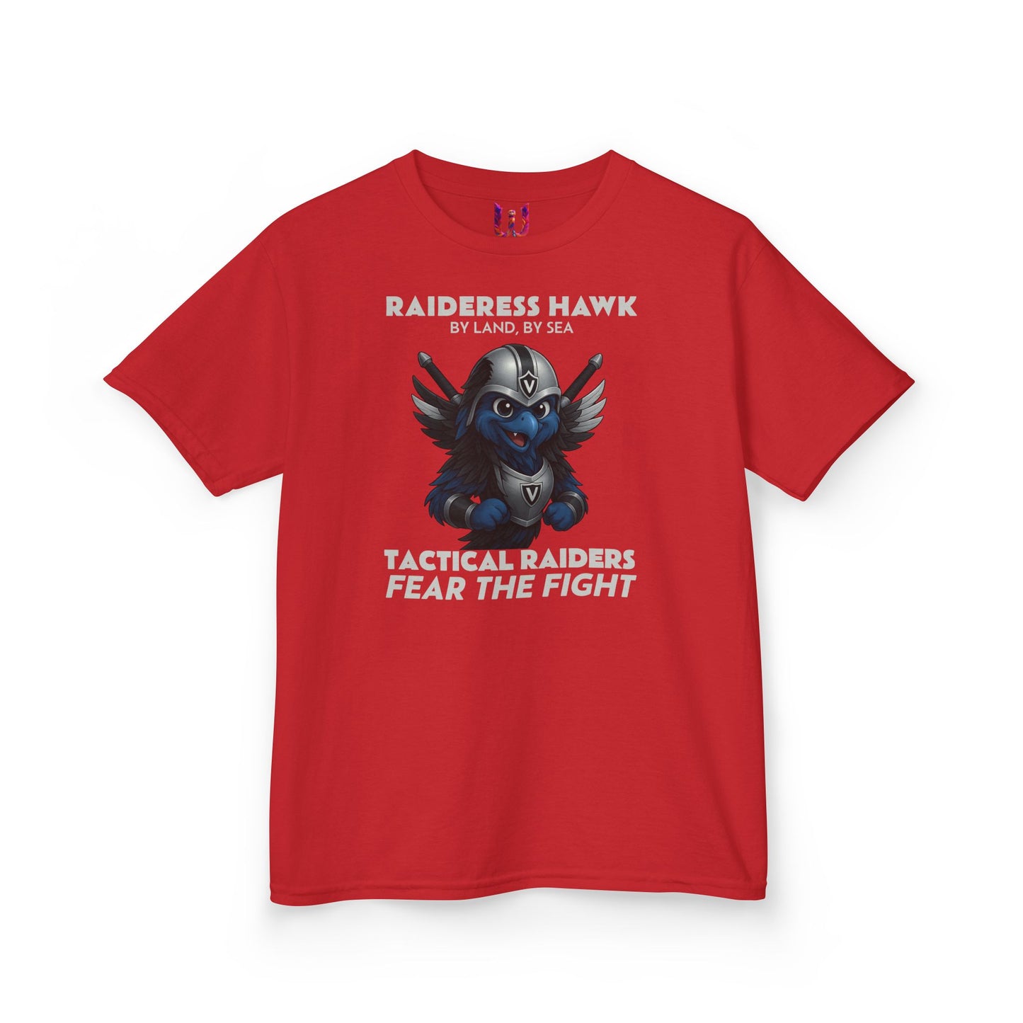 Wylieville: Raideress Hawk Graphic Tee - Fear the Fight | Fun & Adventurous Shirt