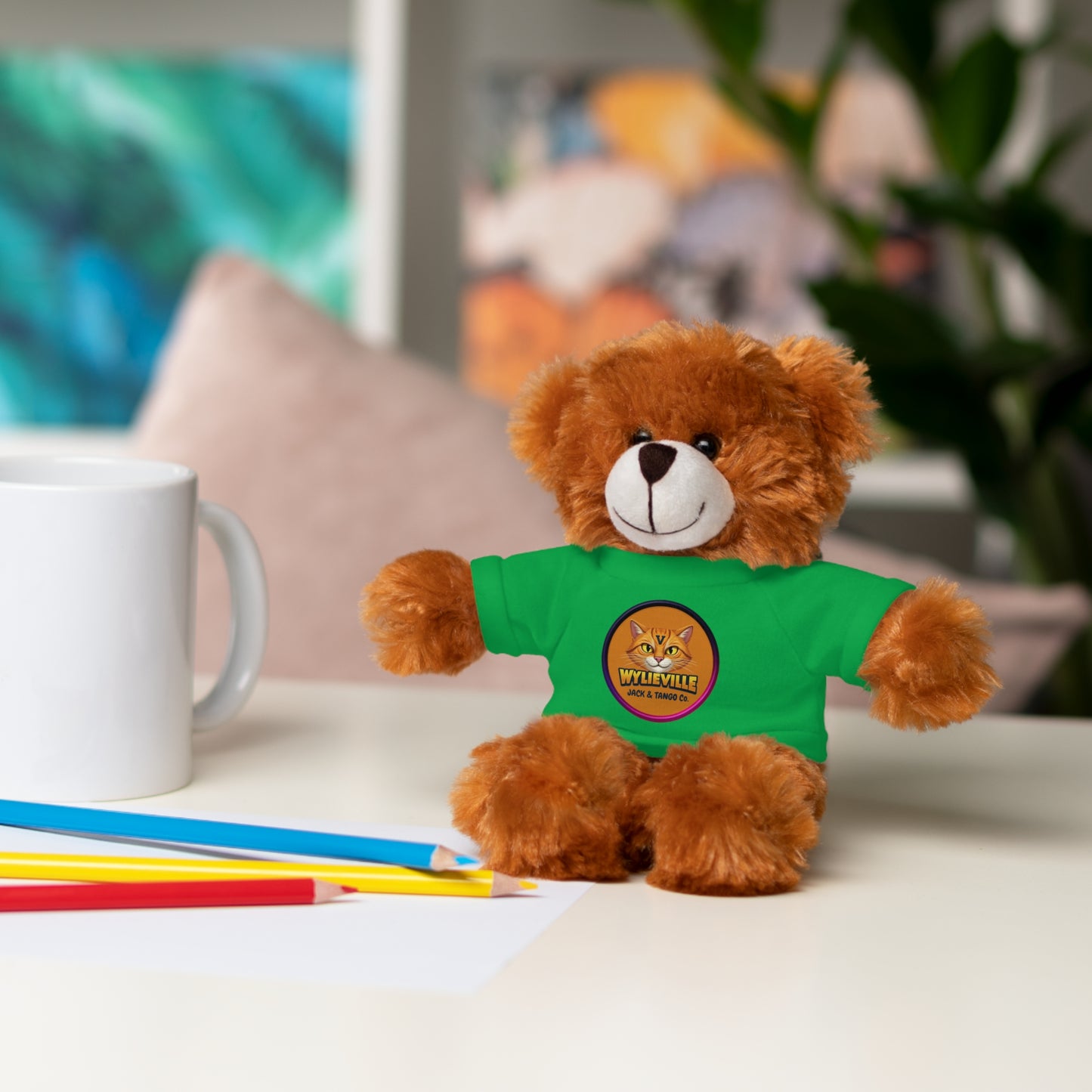 Wylieville Stuffed Animal with Tee - Cute Gift for Kids