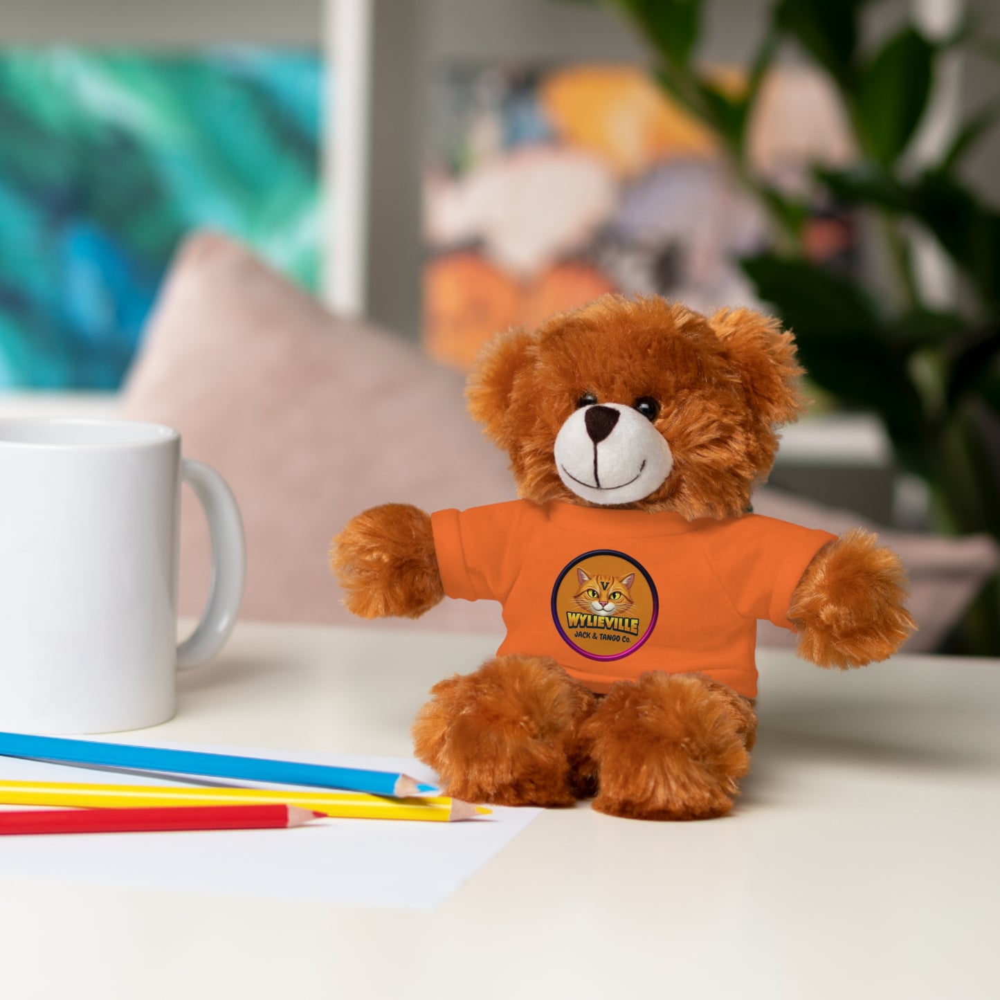Wylieville Stuffed Animal with Tee - Cute Gift for Kids