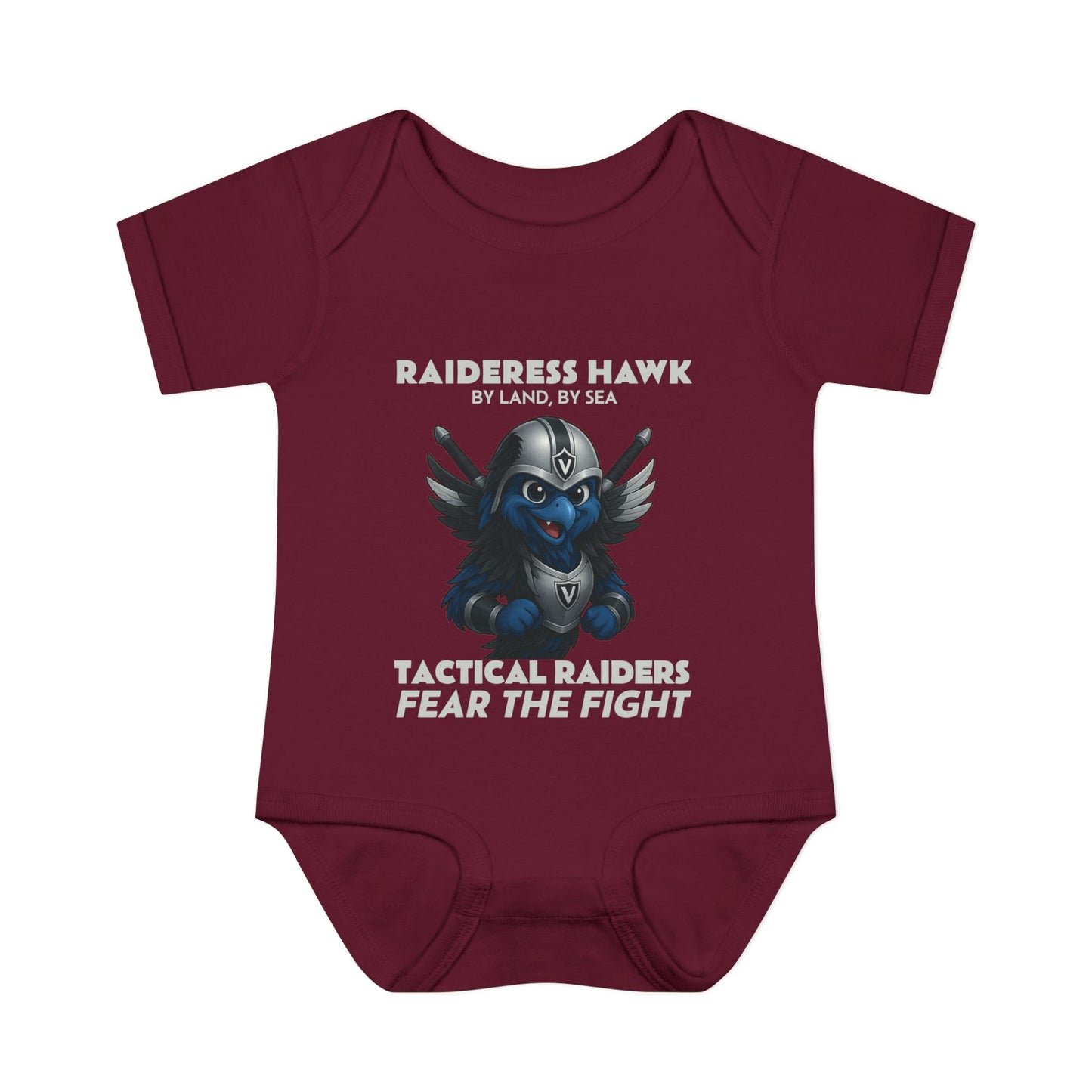 Wylieville: Raideress Hawk Cute Infant Bodysuit, Perfect for Little Fans