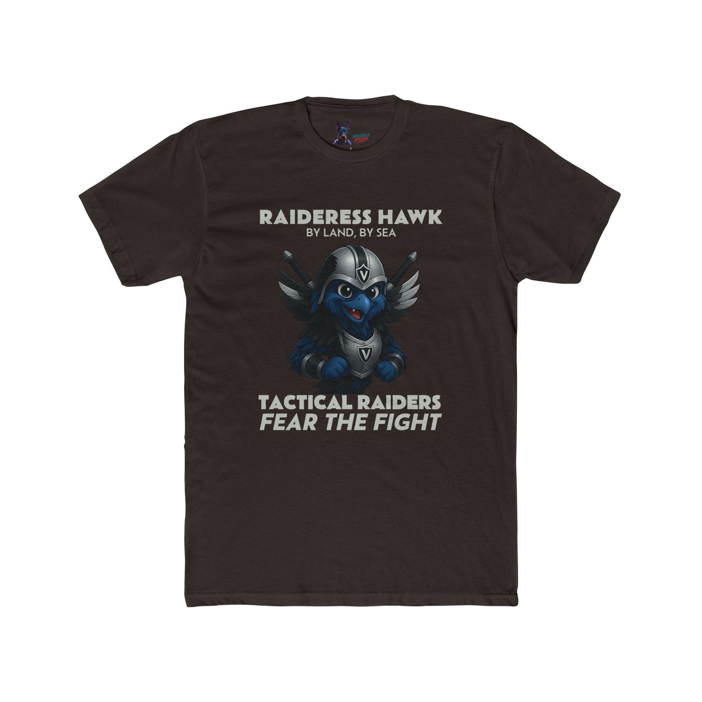 Wylieville After Dark: Raideress Hawk Fear the Fight Unisex Cotton Tee