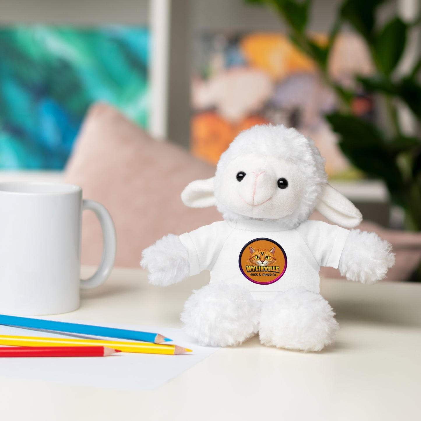 Wylieville Stuffed Animal with Tee - Cute Gift for Kids