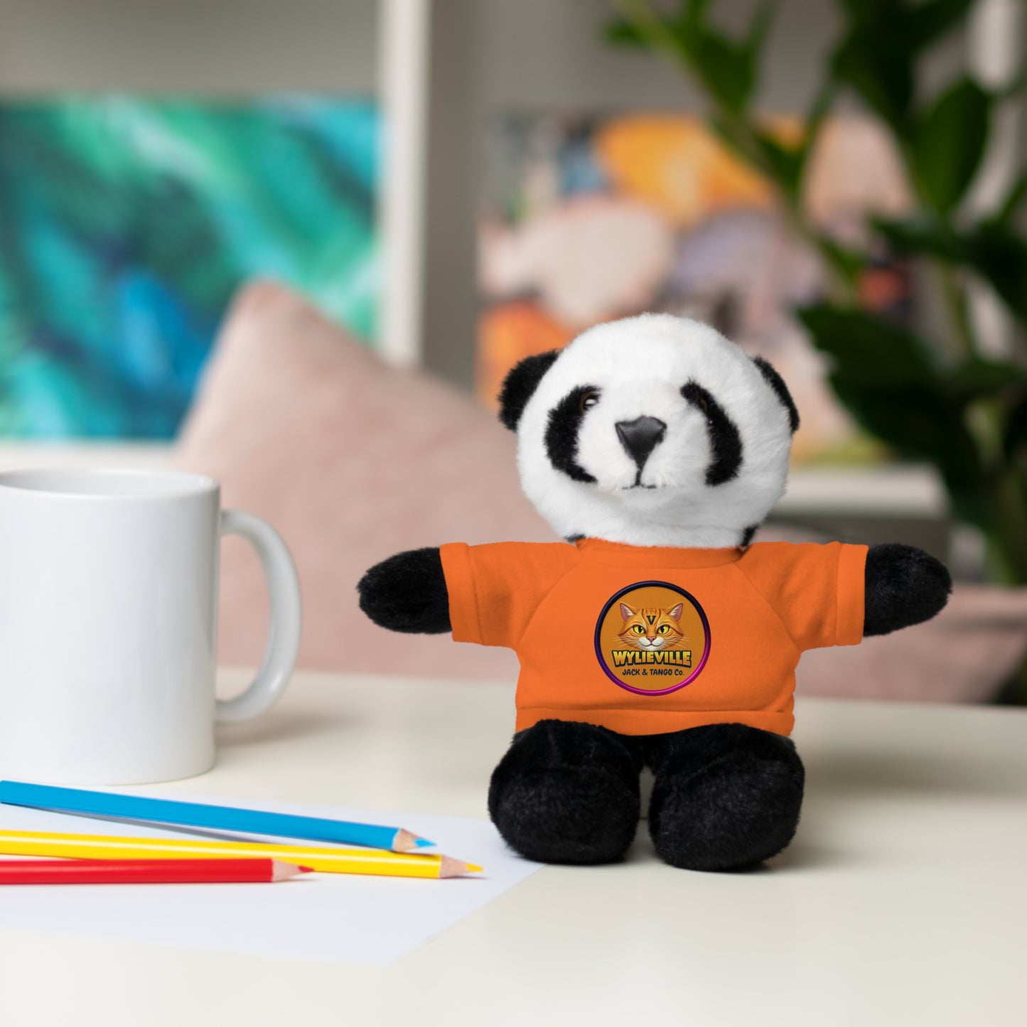 Wylieville Stuffed Animal with Tee - Cute Gift for Kids