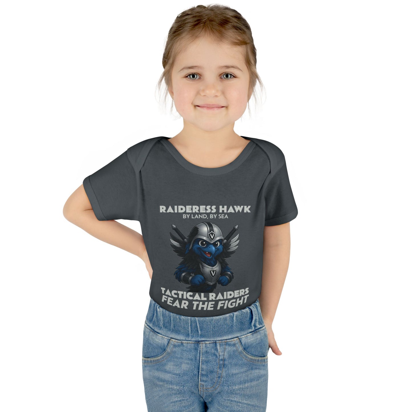 Wylieville: Raideress Hawk Cute Infant Bodysuit, Perfect for Little Fans