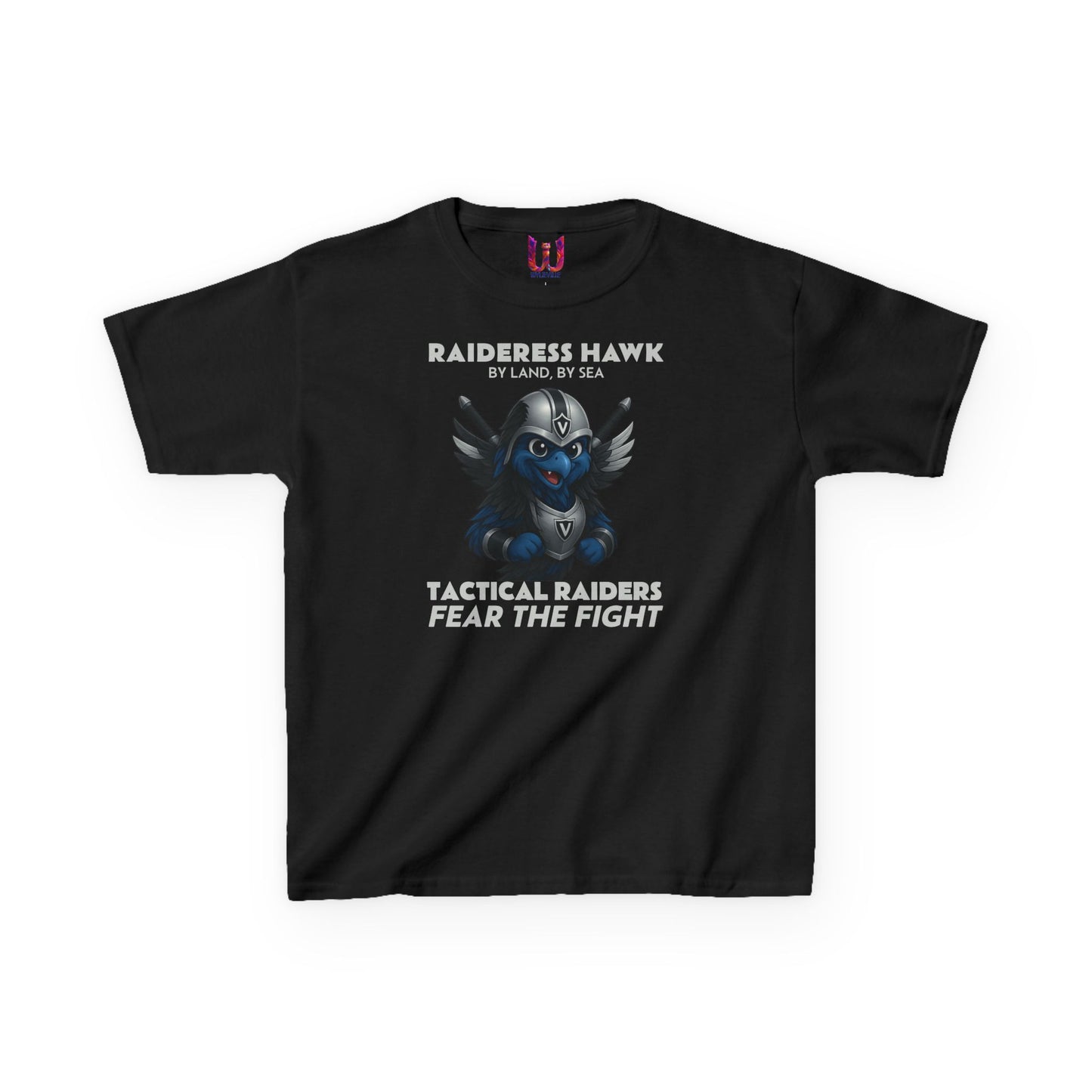 Wylieville: Raideress Hawk Graphic Tee - Fear the Fight | Fun & Adventurous Shirt