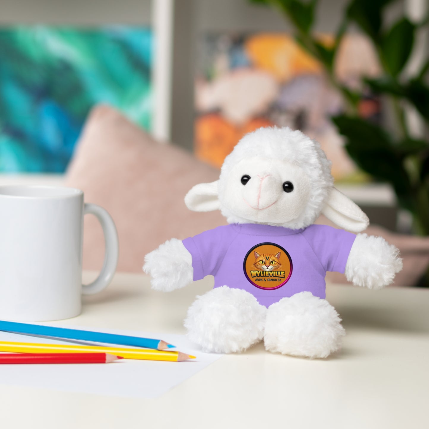 Wylieville Stuffed Animal with Tee - Cute Gift for Kids