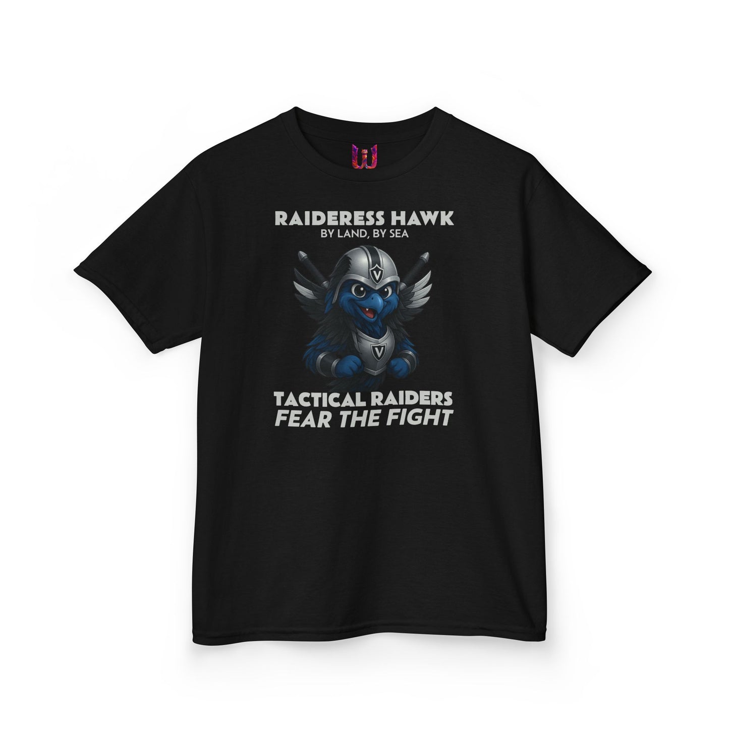 Wylieville: Raideress Hawk Graphic Tee - Fear the Fight | Fun & Adventurous Shirt