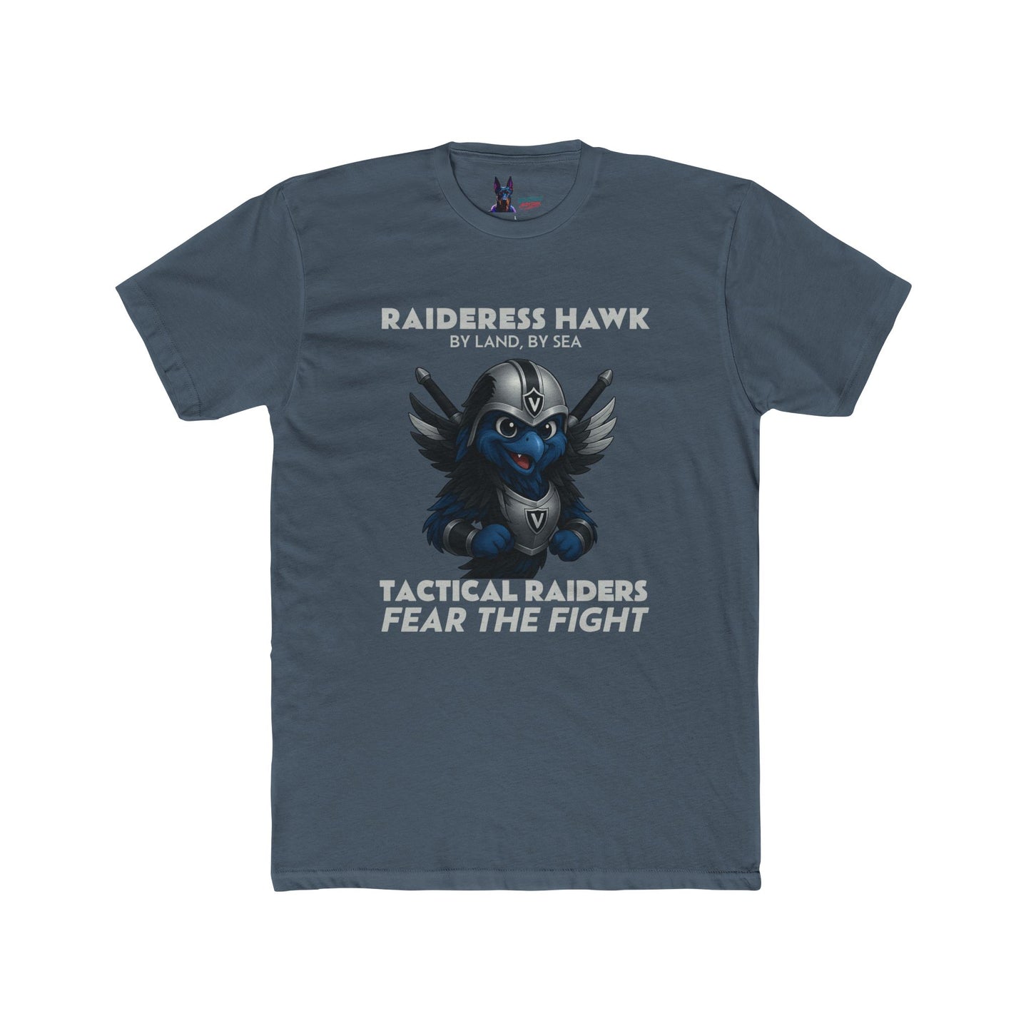 Wylieville After Dark: Raideress Hawk Fear the Fight Unisex Cotton Tee