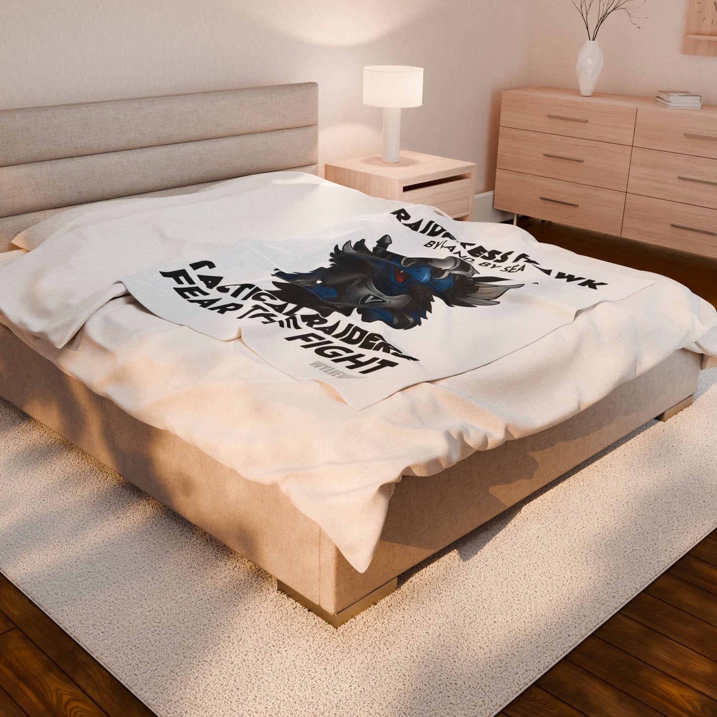 Wylieville: Raideress Hawk Fear Kids Velveteen Plush Blanket 50"×60"