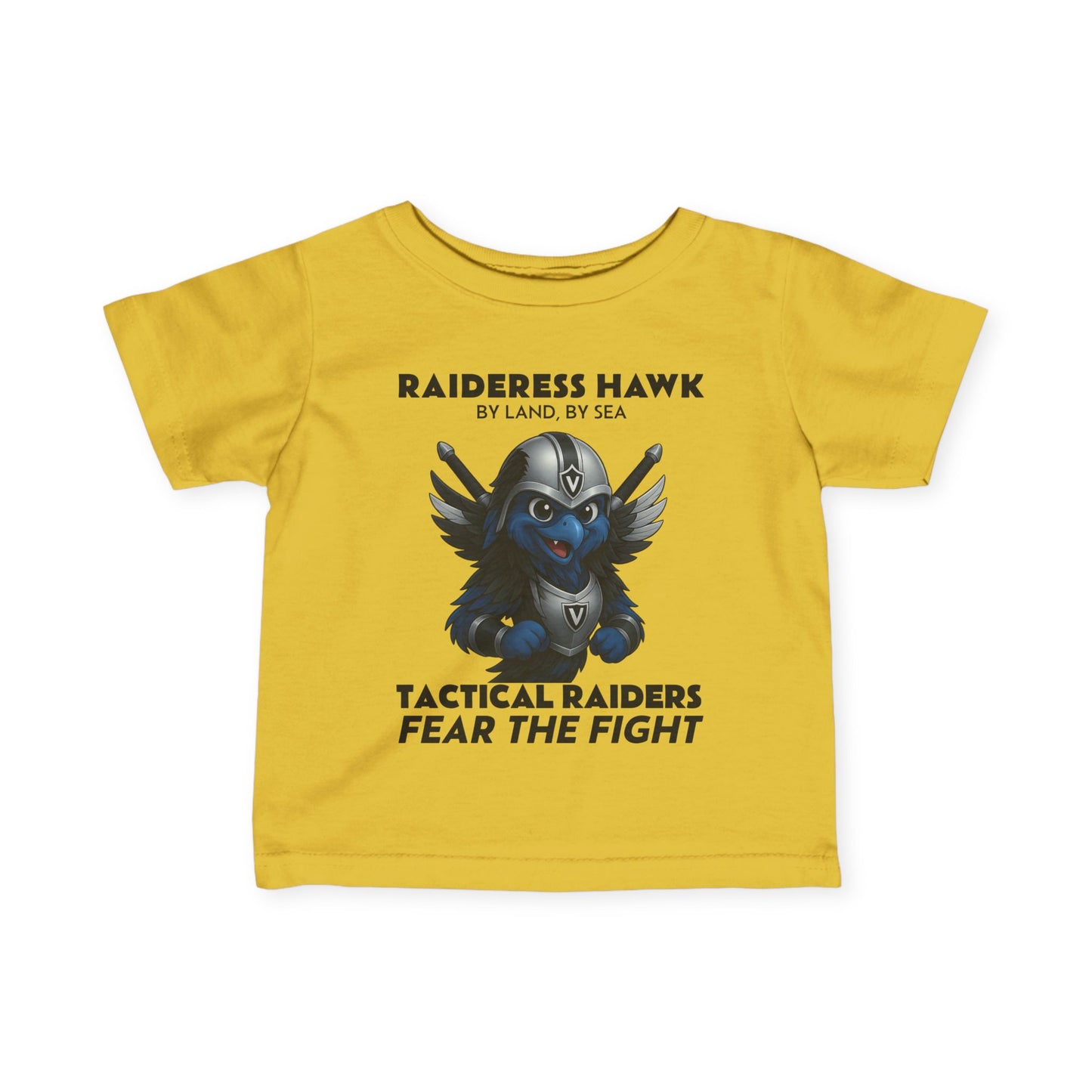 Wylieville: Raideress Hawk Fear the Fight Infant Fine Jersey Tee