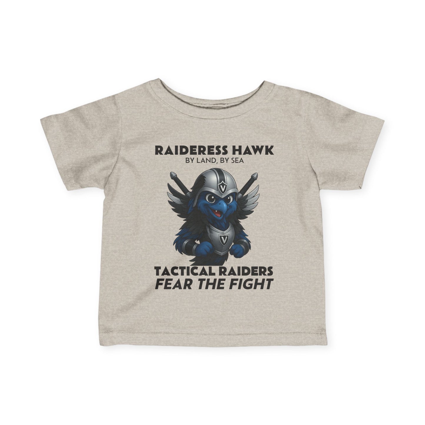 Wylieville: Raideress Hawk Fear the Fight Infant Fine Jersey Tee