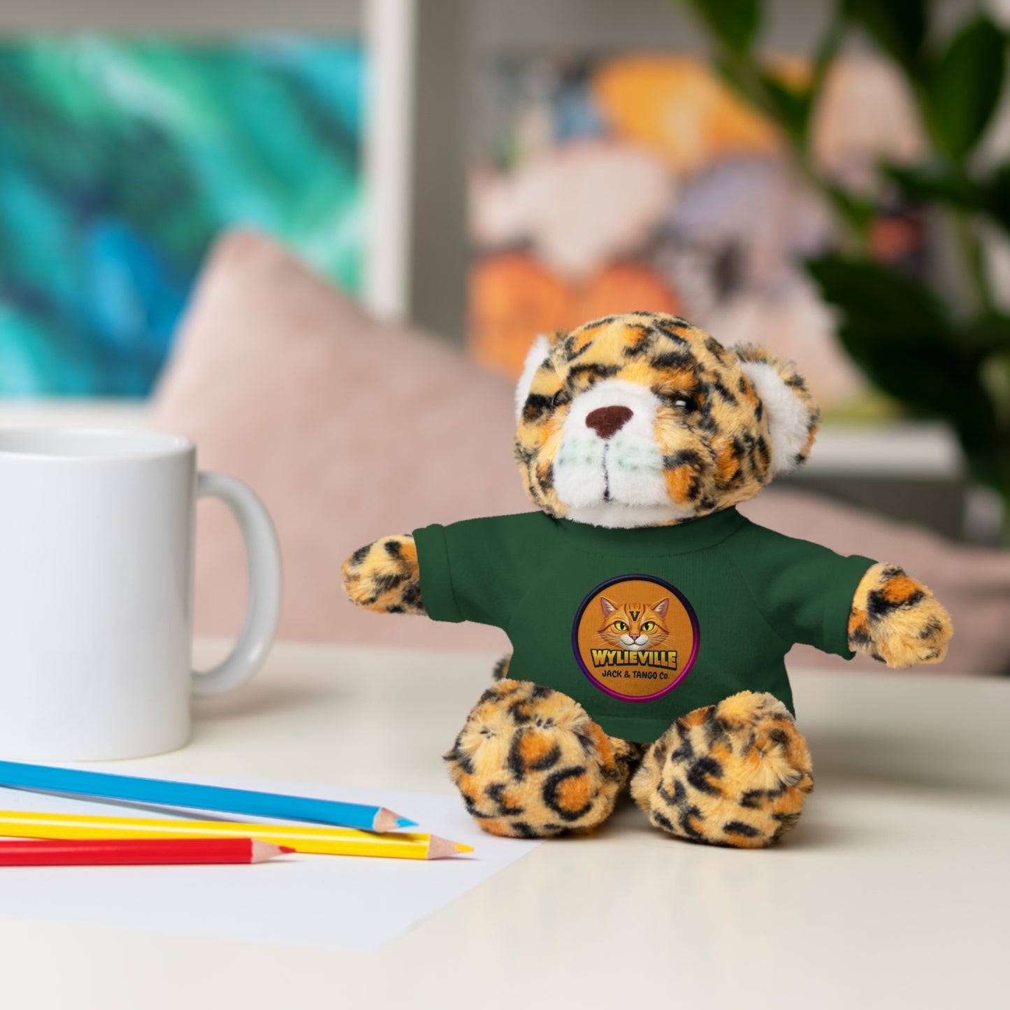 Wylieville Stuffed Animal with Tee - Cute Gift for Kids