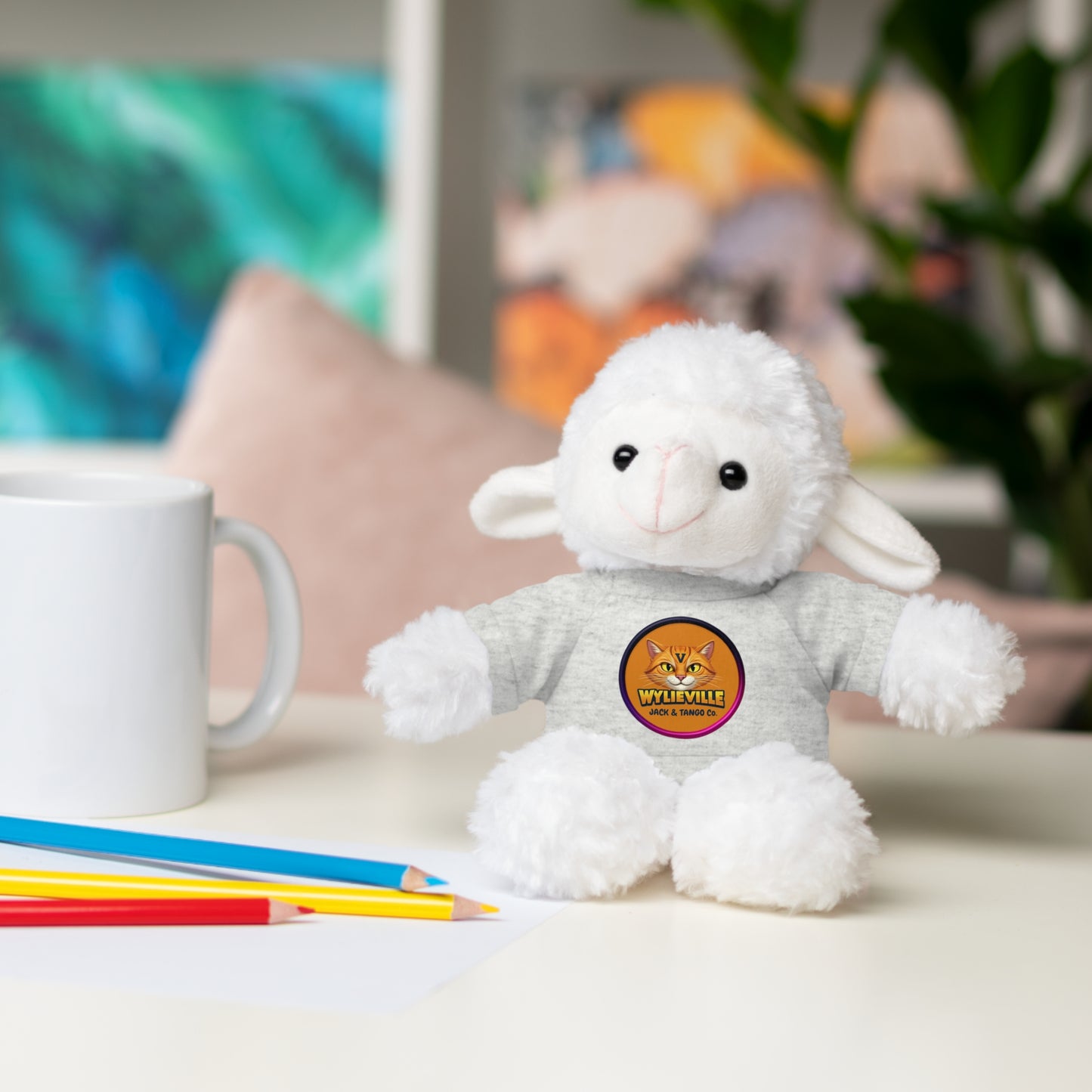 Wylieville Stuffed Animal with Tee - Cute Gift for Kids