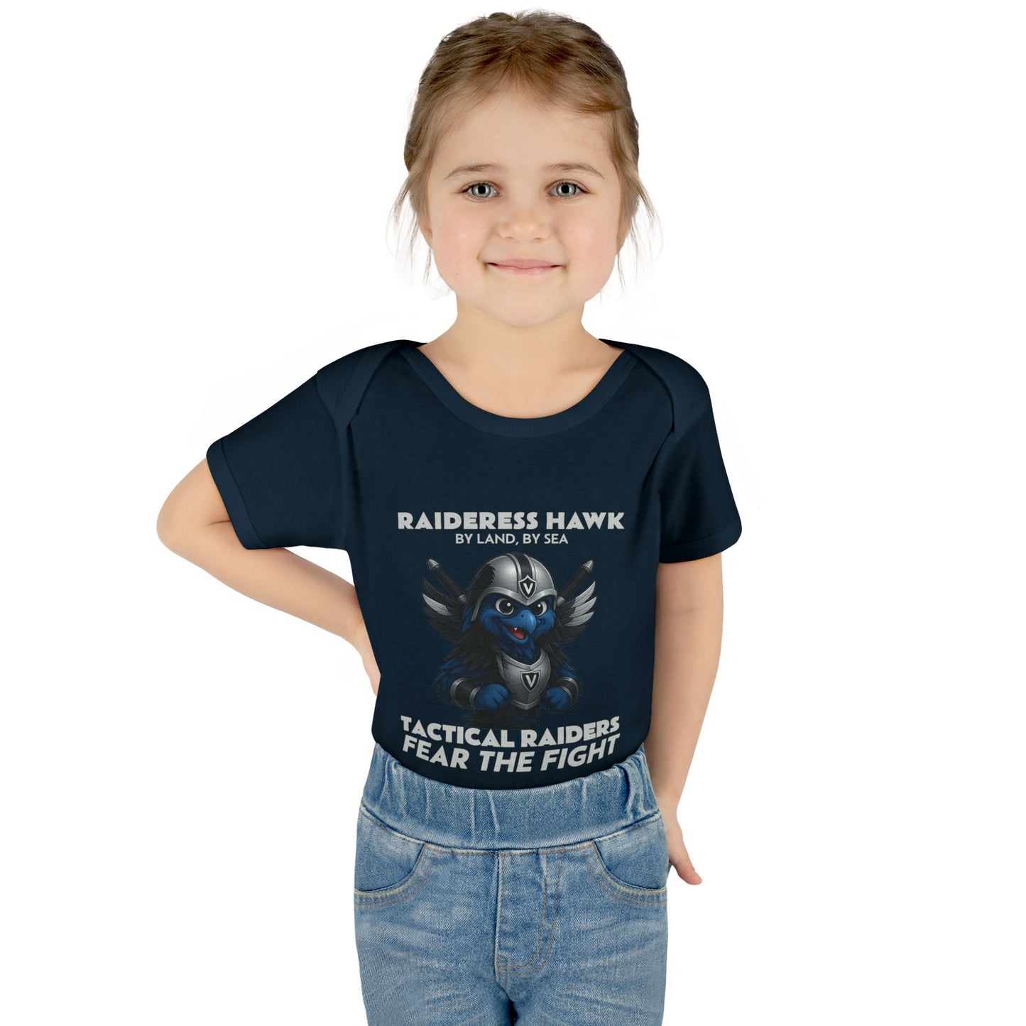 Wylieville: Raideress Hawk Cute Infant Bodysuit, Perfect for Little Fans