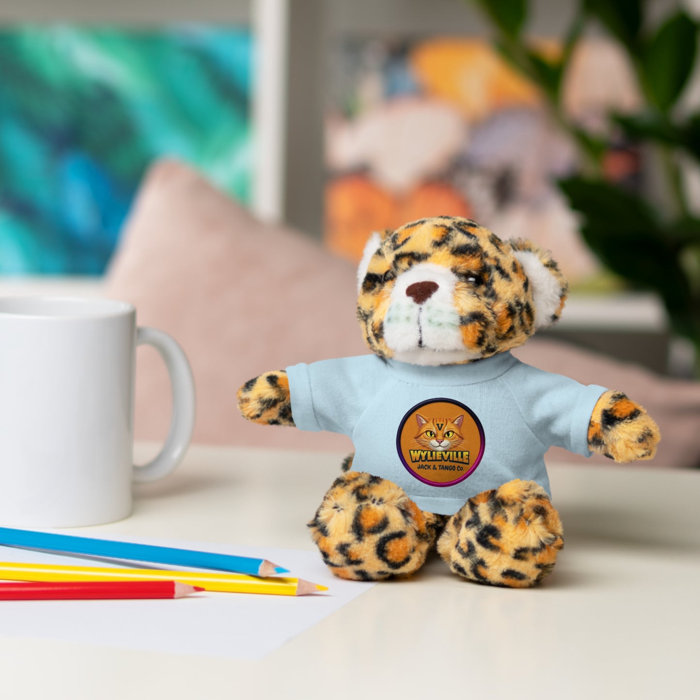 Wylieville Stuffed Animal with Tee - Cute Gift for Kids