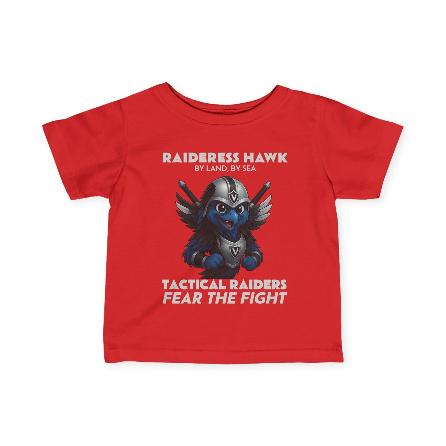 Wylieville: Raideress Hawk Fear the Fight Infant Fine Jersey Tee