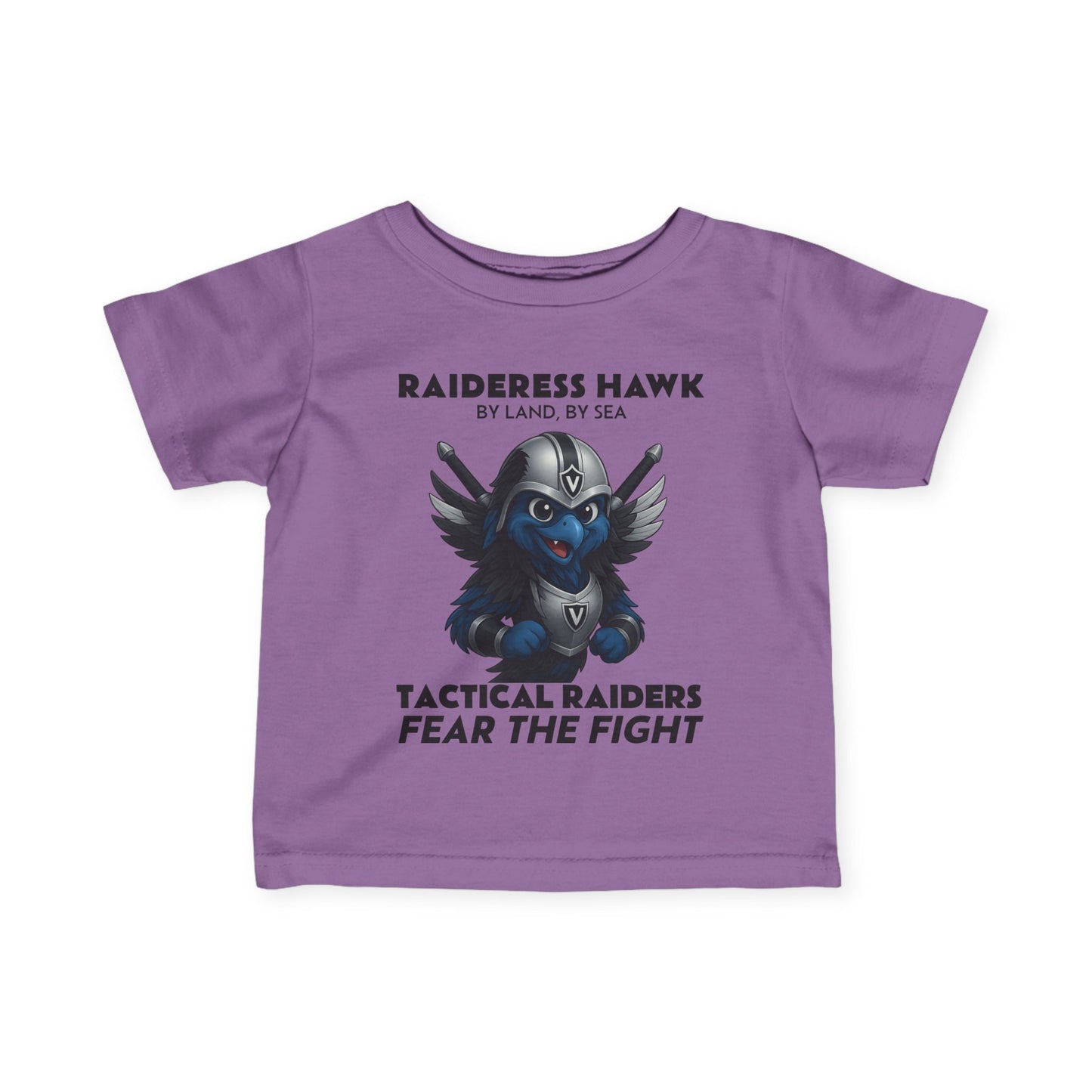 Wylieville: Raideress Hawk Fear the Fight Infant Fine Jersey Tee