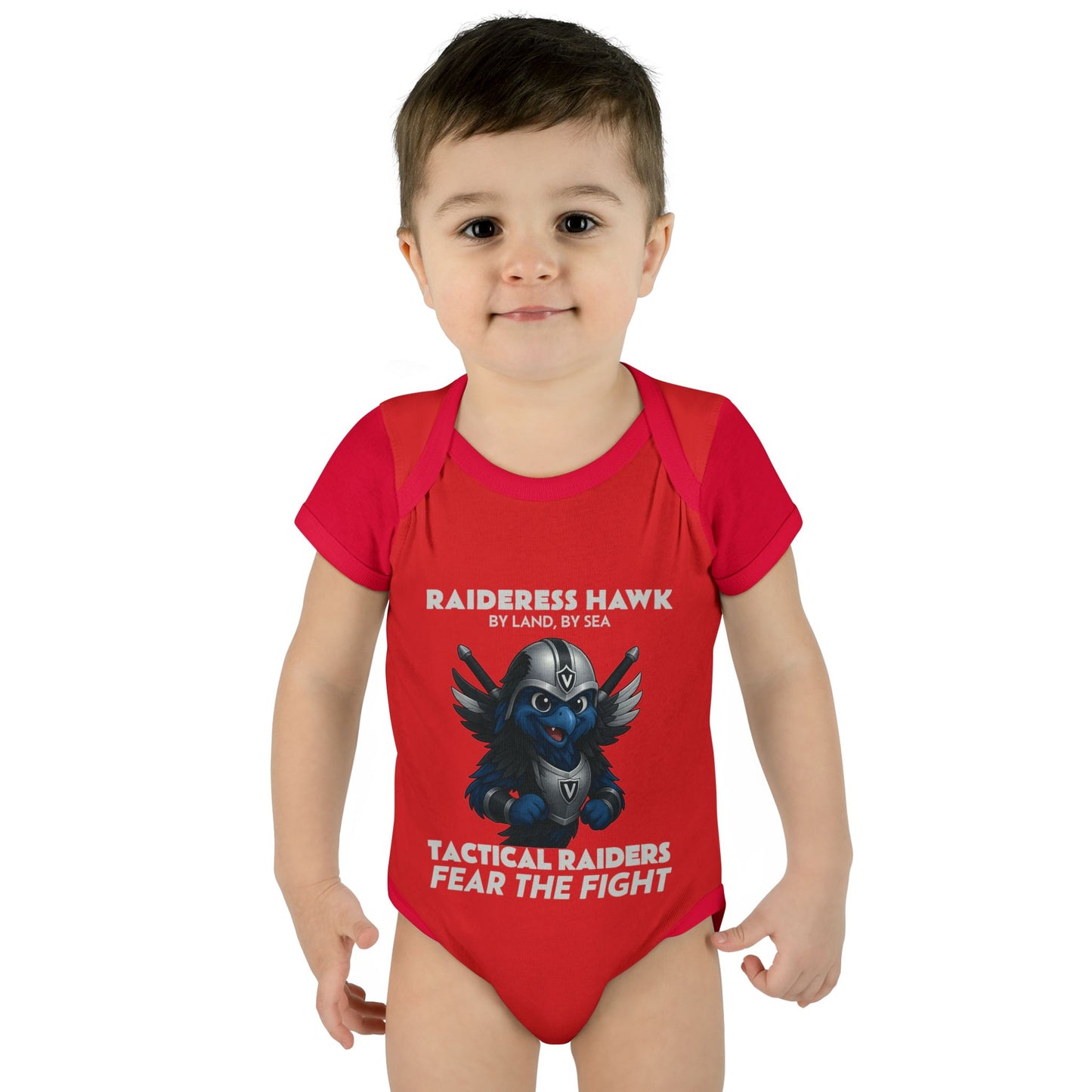 Wylieville: Raideress Hawk Cute Infant Bodysuit, Perfect for Little Fans