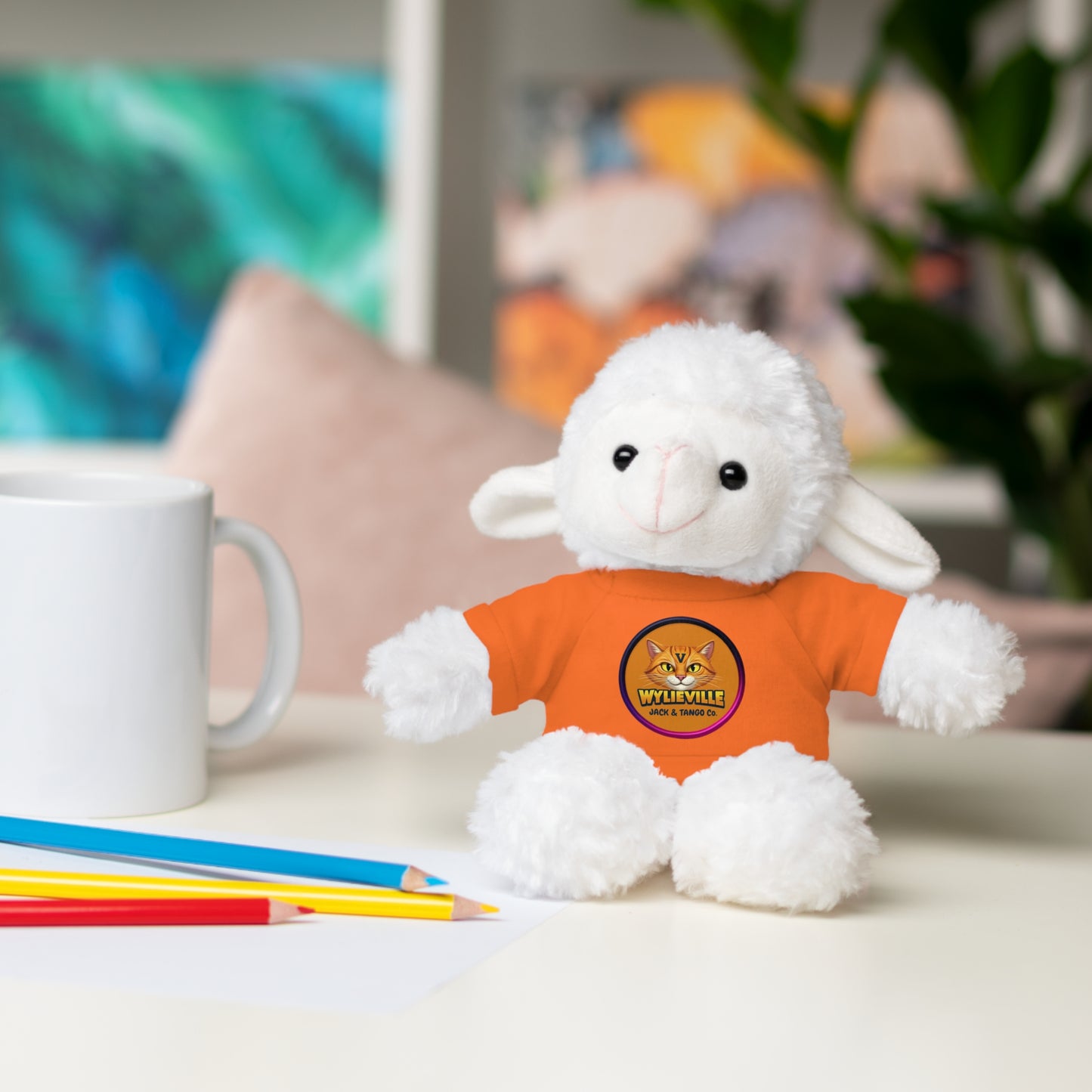 Wylieville Stuffed Animal with Tee - Cute Gift for Kids