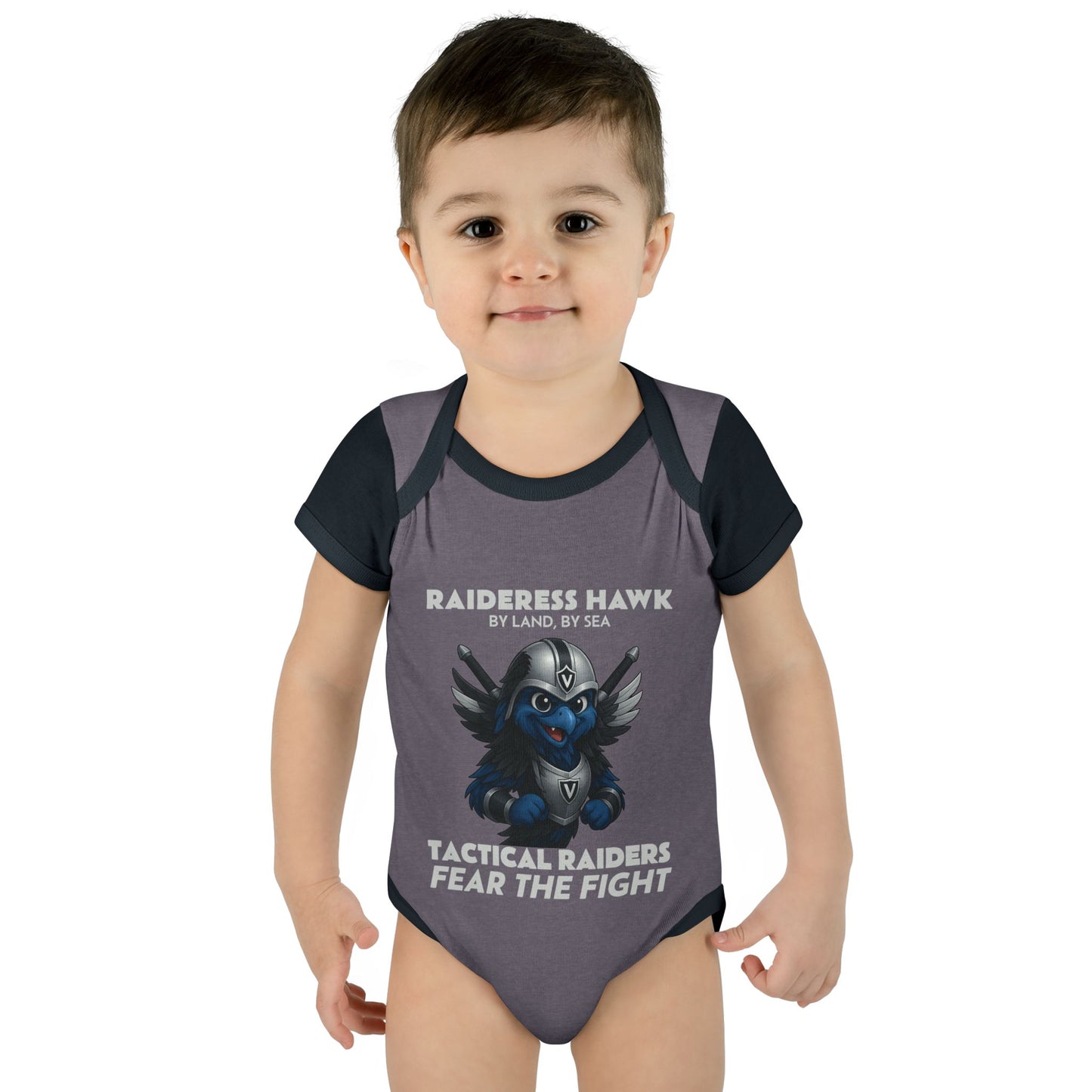 Wylieville: Raideress Hawk Cute Infant Bodysuit, Perfect for Little Fans