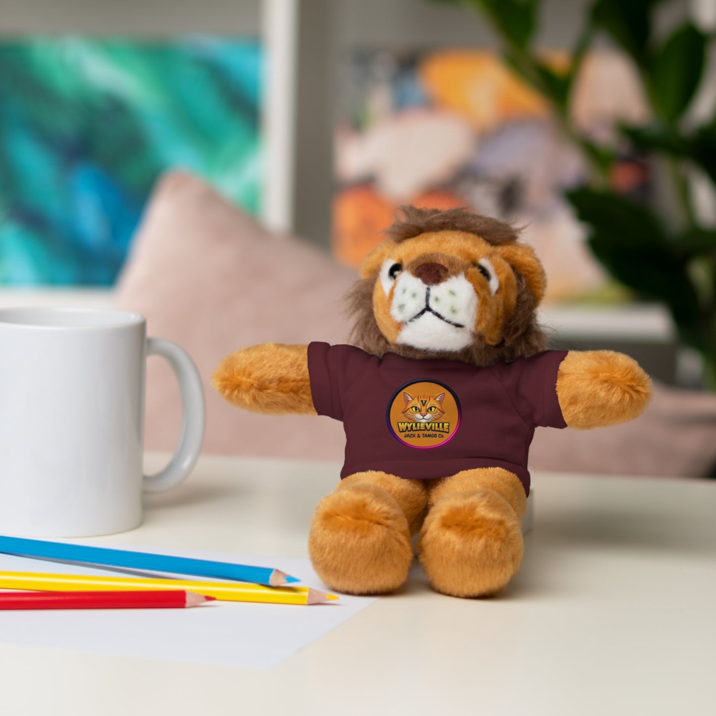 Wylieville Stuffed Animal with Tee - Cute Gift for Kids