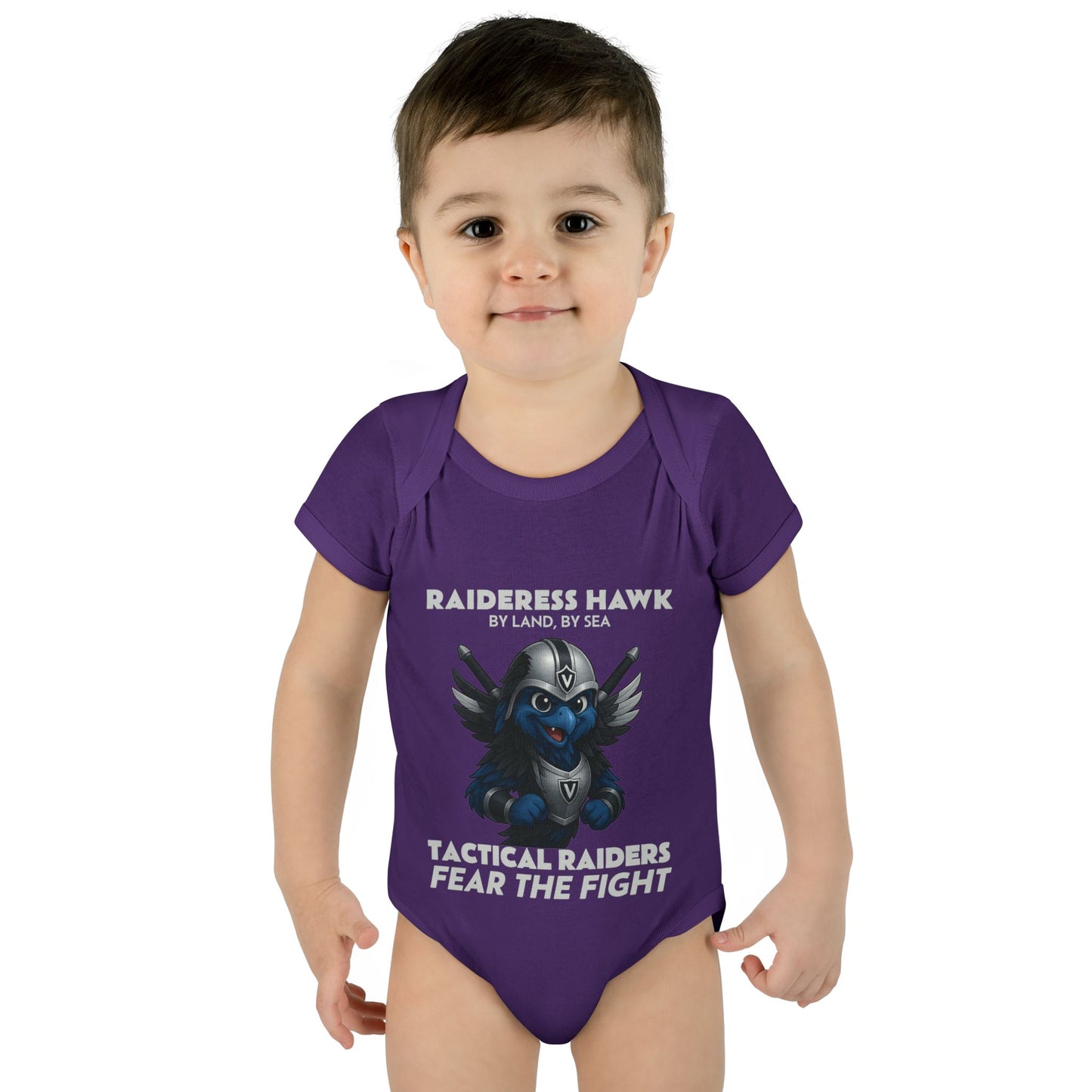 Wylieville: Raideress Hawk Cute Infant Bodysuit, Perfect for Little Fans