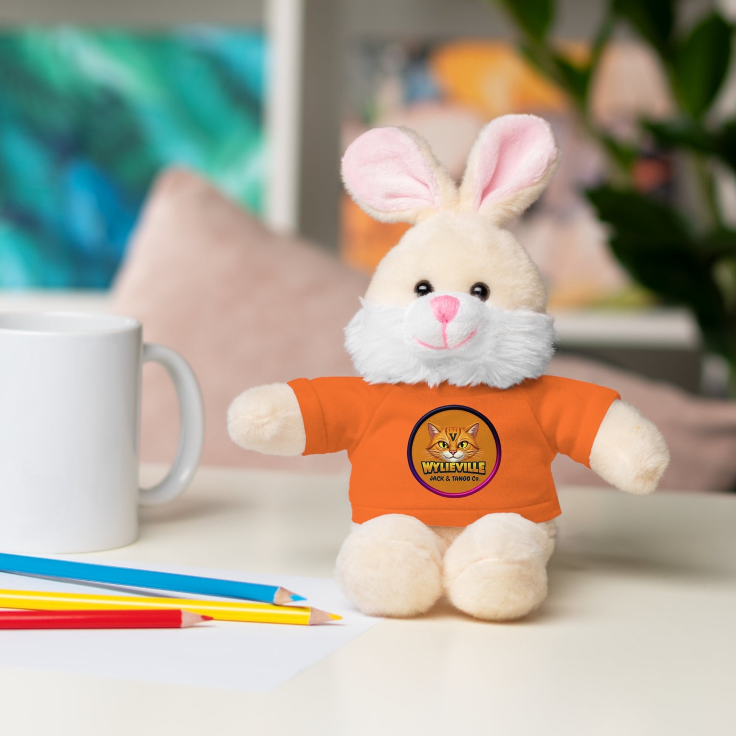 Wylieville Stuffed Animal with Tee - Cute Gift for Kids
