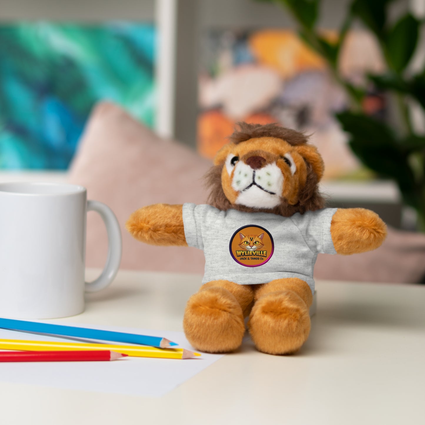 Wylieville Stuffed Animal with Tee - Cute Gift for Kids