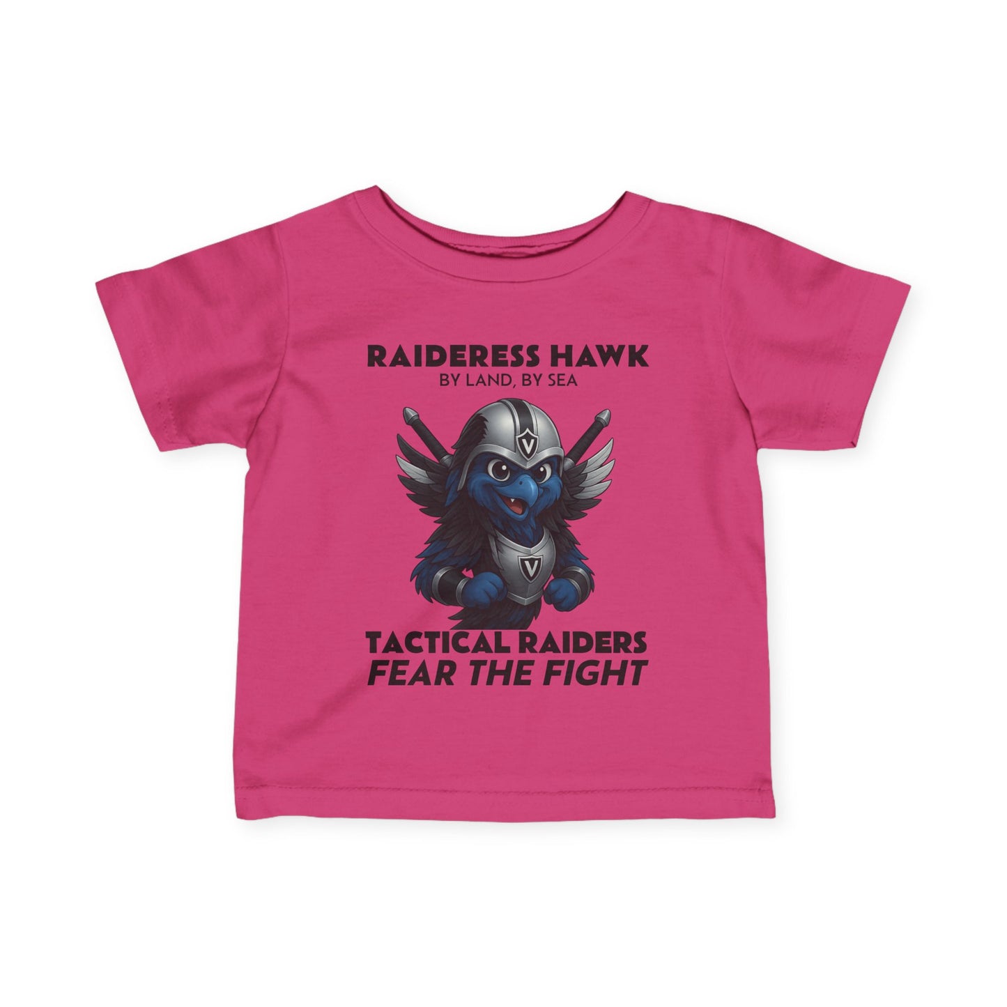 Wylieville: Raideress Hawk Fear the Fight Infant Fine Jersey Tee