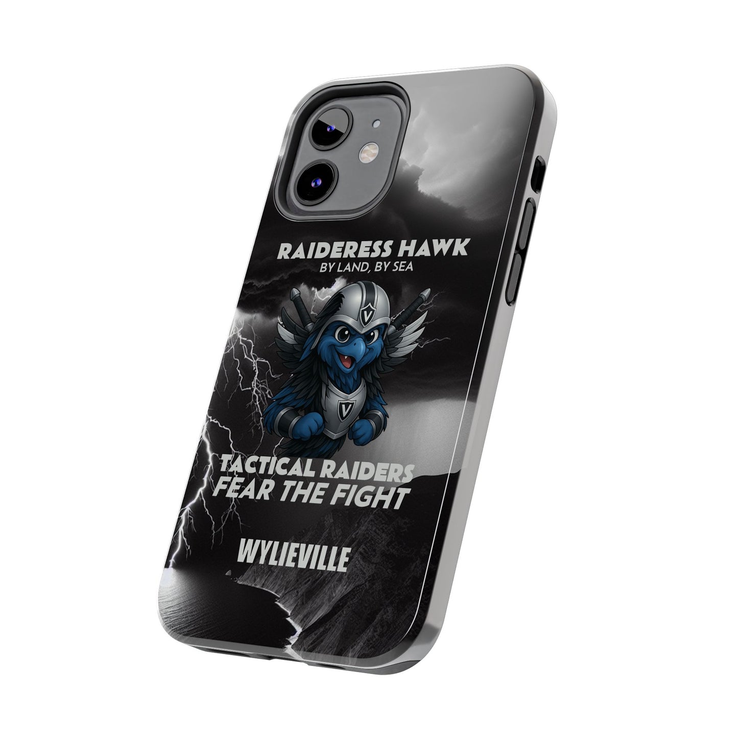 Wylieville: Raideress Hawk | Fear the Fight | iPhone 12 Tough Phone Case