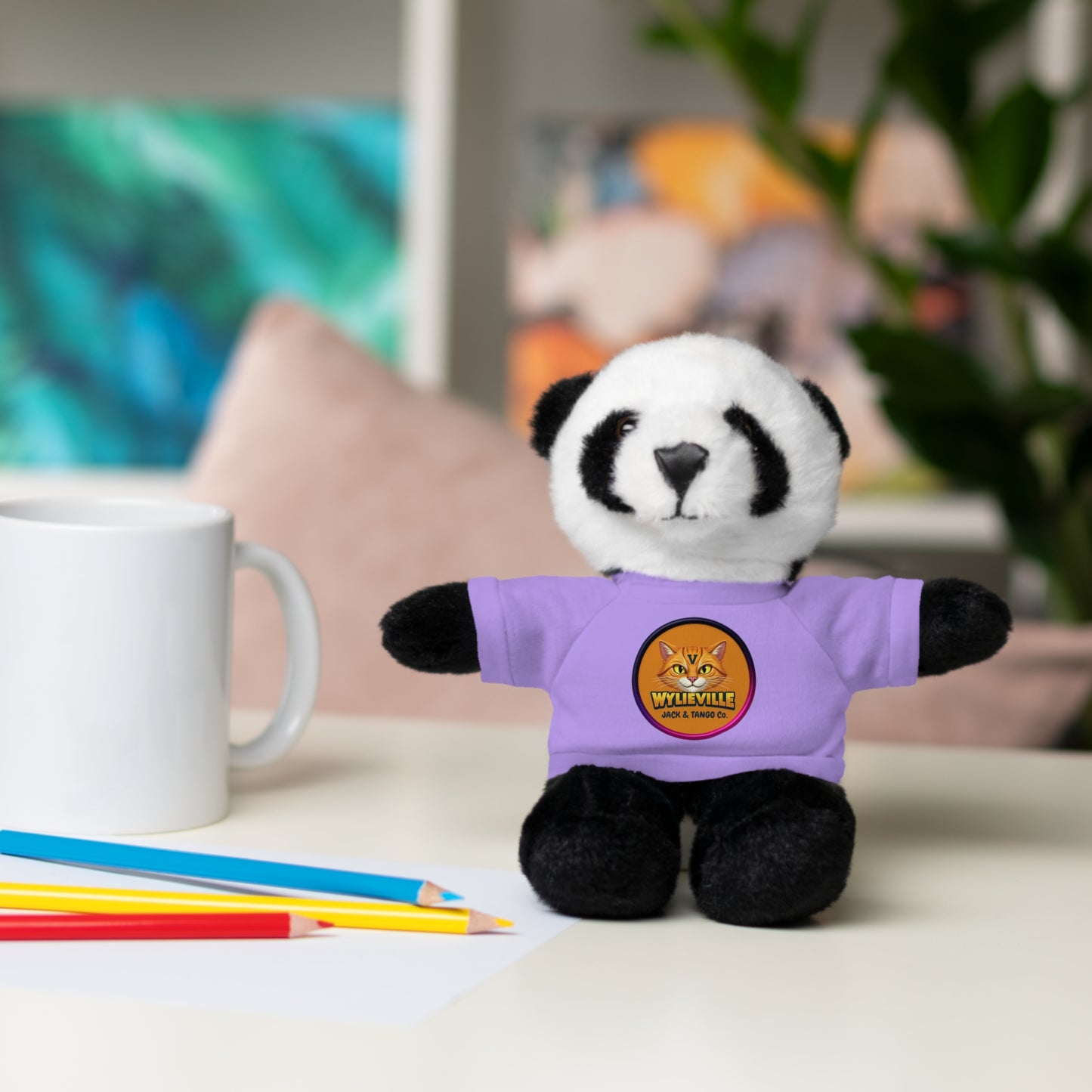 Wylieville Stuffed Animal with Tee - Cute Gift for Kids