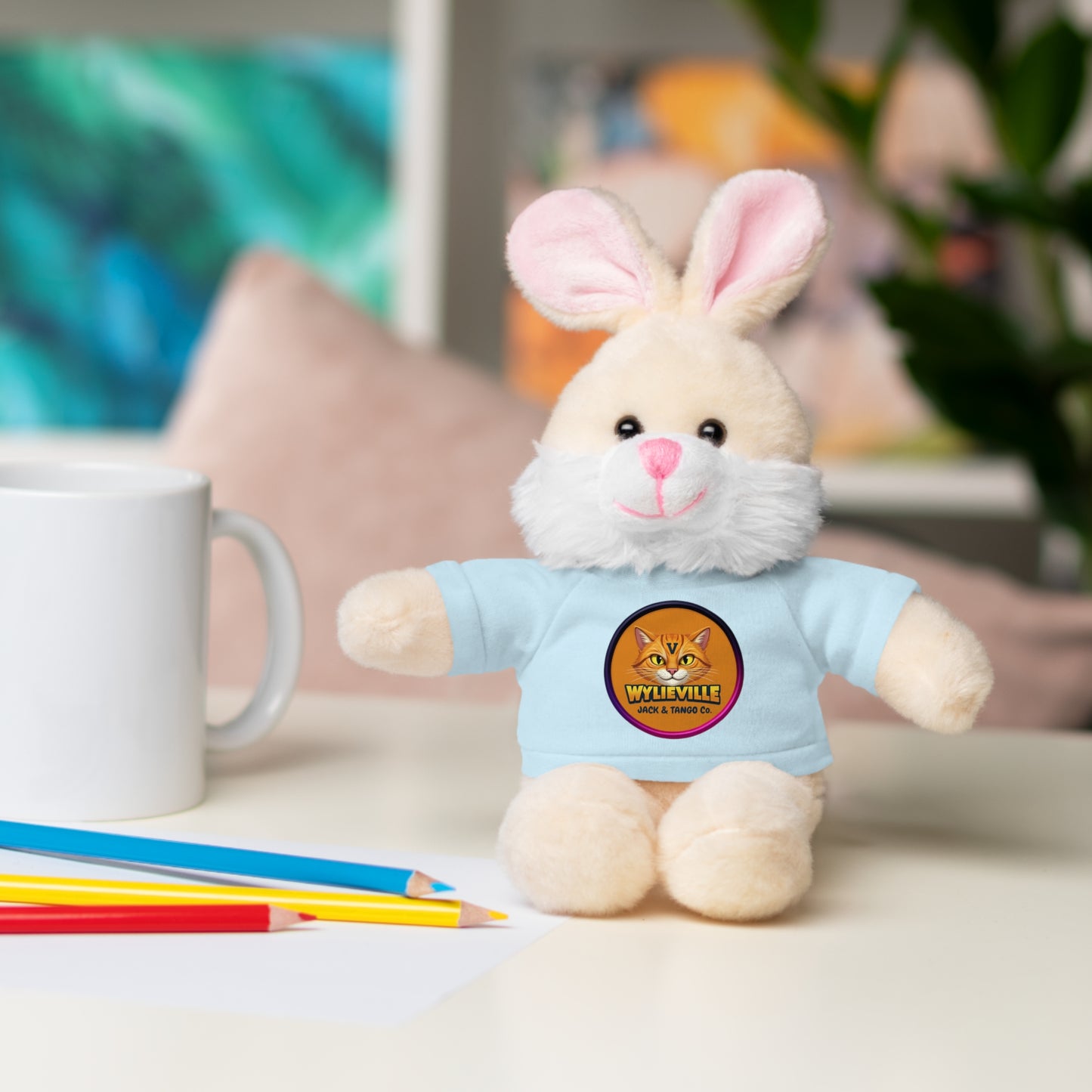 Wylieville Stuffed Animal with Tee - Cute Gift for Kids