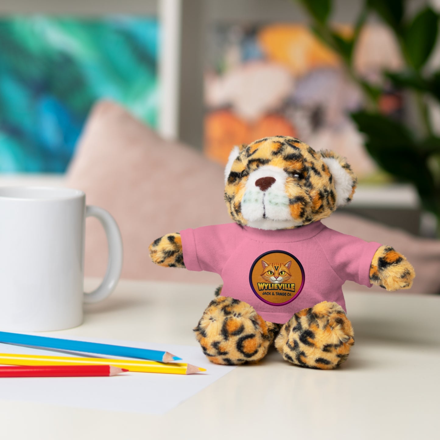 Wylieville Stuffed Animal with Tee - Cute Gift for Kids
