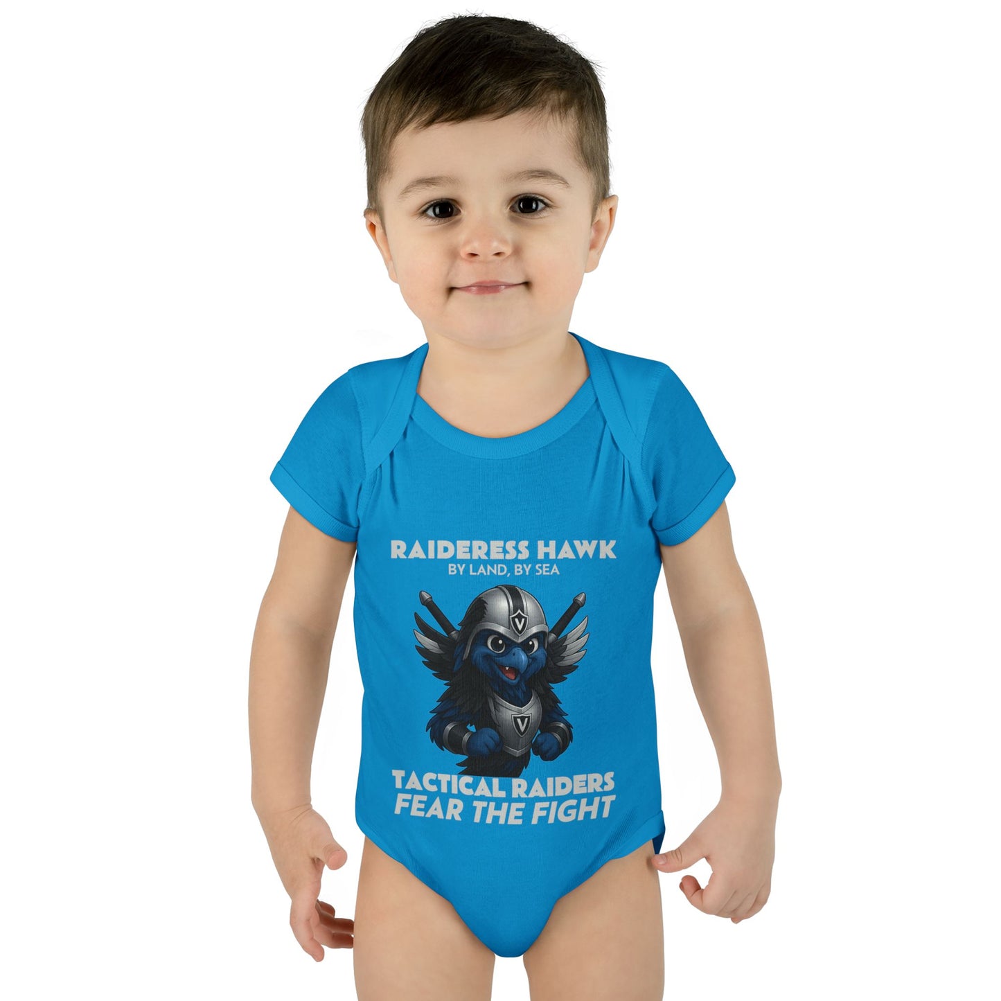 Wylieville: Raideress Hawk Cute Infant Bodysuit, Perfect for Little Fans
