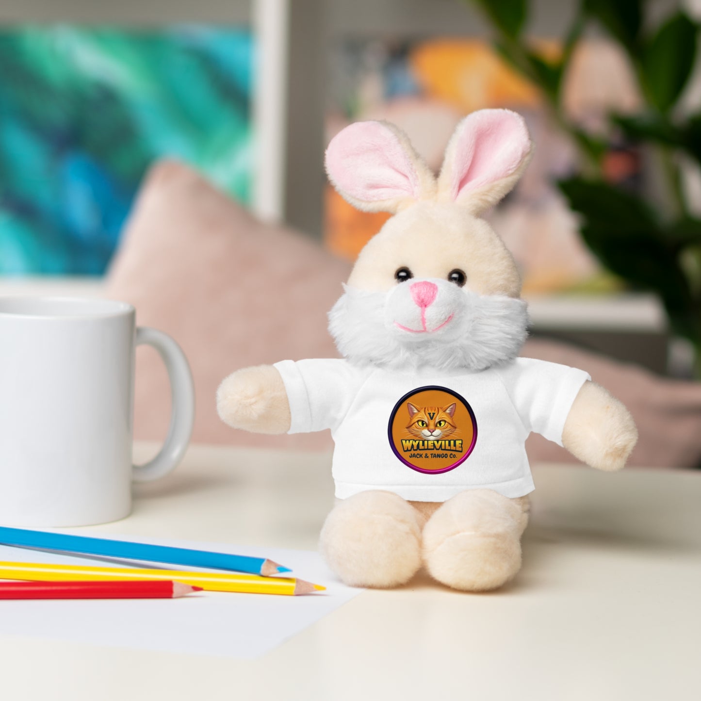Wylieville Stuffed Animal with Tee - Cute Gift for Kids