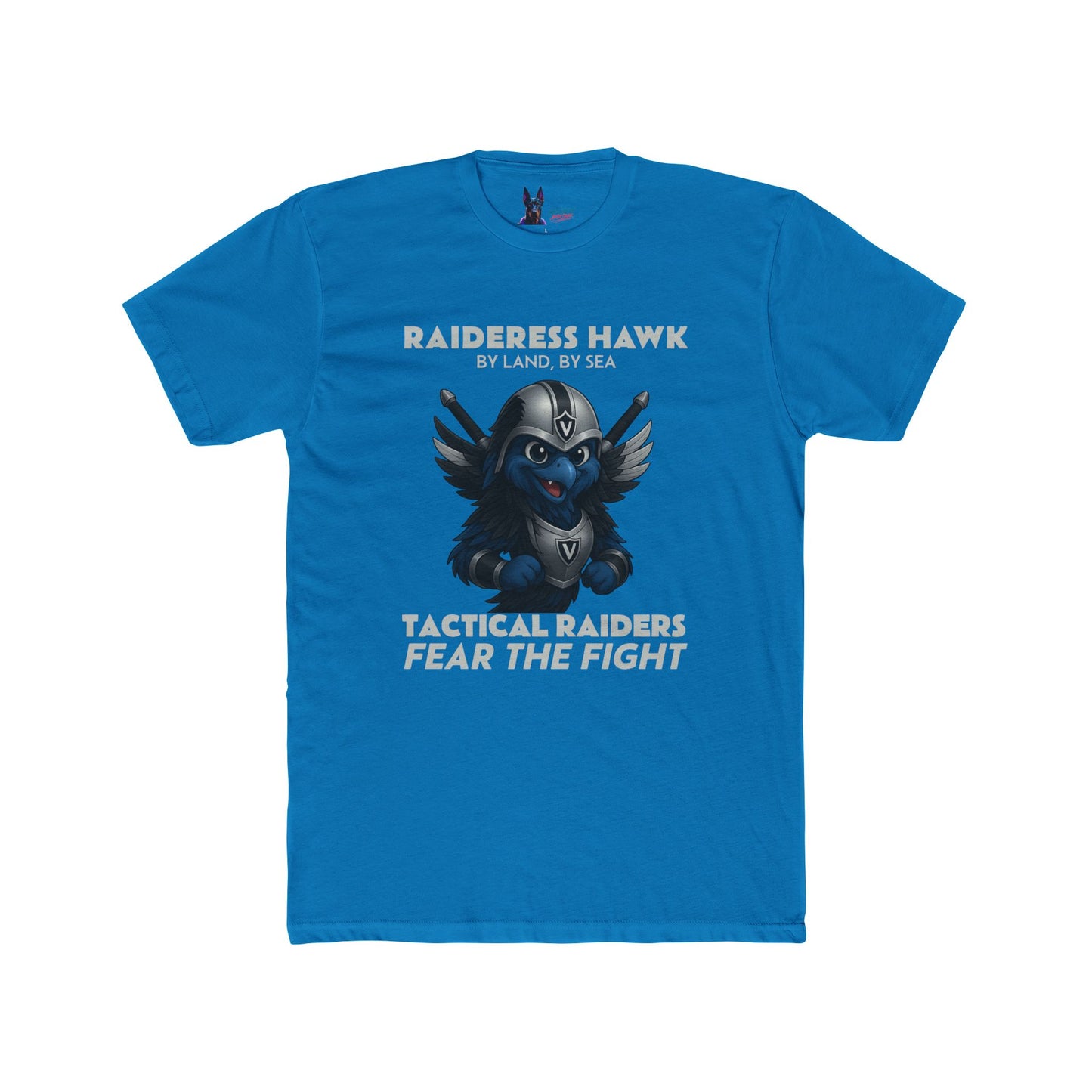 Wylieville After Dark: Raideress Hawk Fear the Fight Unisex Cotton Tee