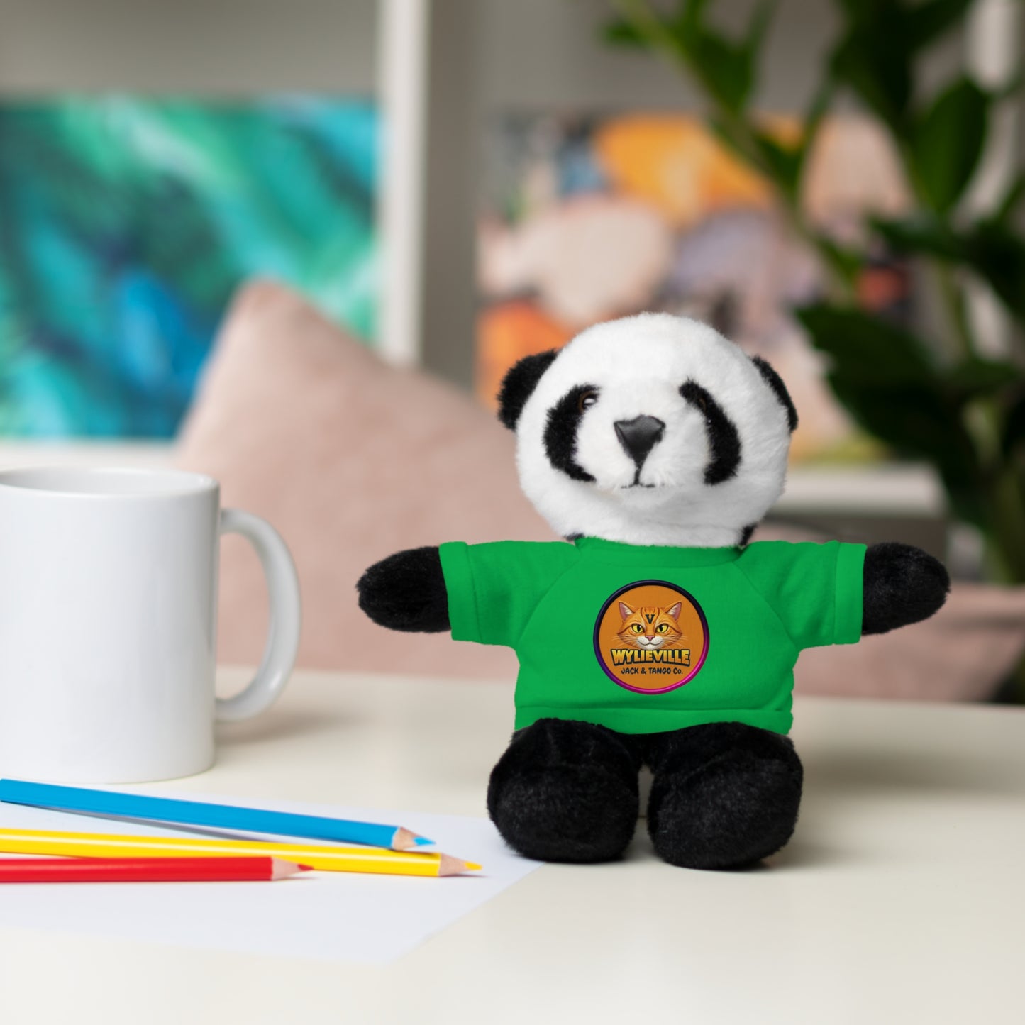 Wylieville Stuffed Animal with Tee - Cute Gift for Kids