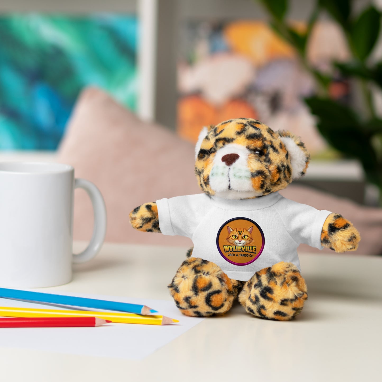 Wylieville Stuffed Animal with Tee - Cute Gift for Kids