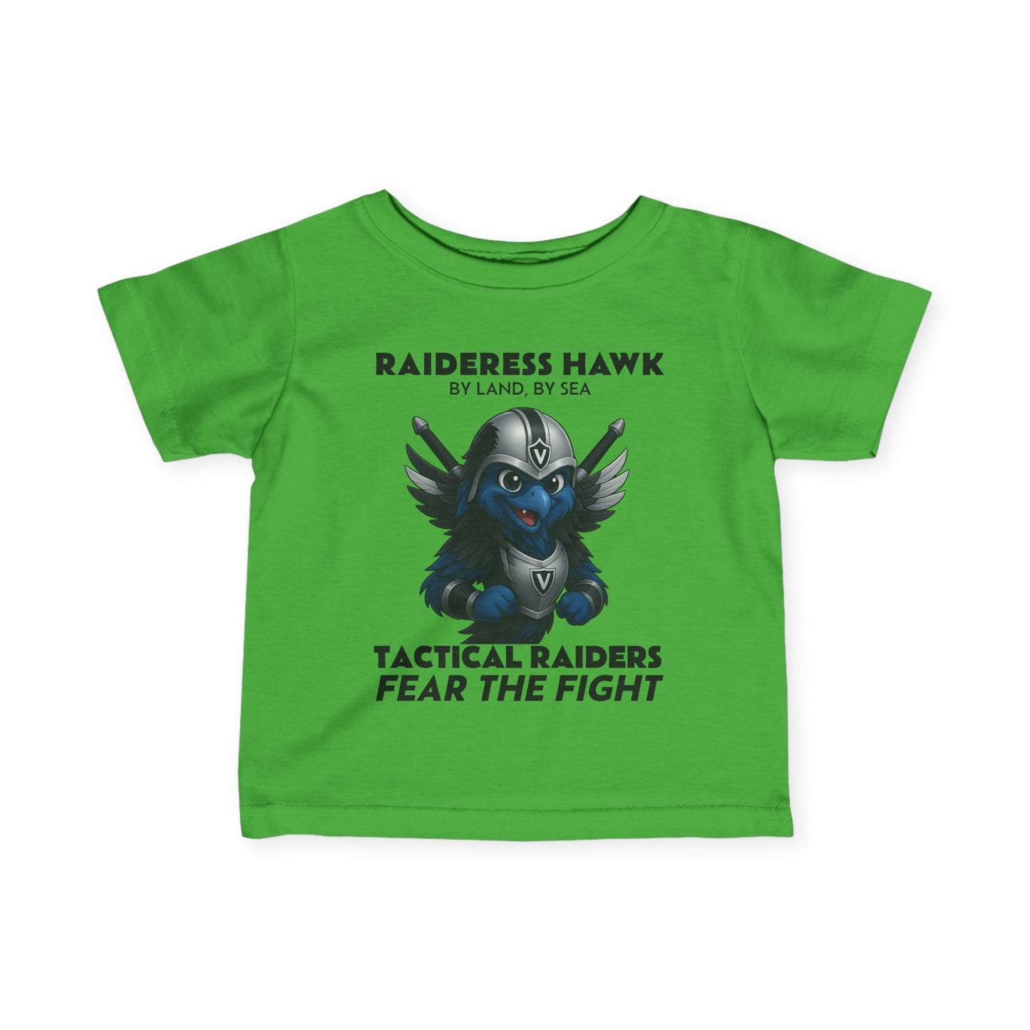 Wylieville: Raideress Hawk Fear the Fight Infant Fine Jersey Tee