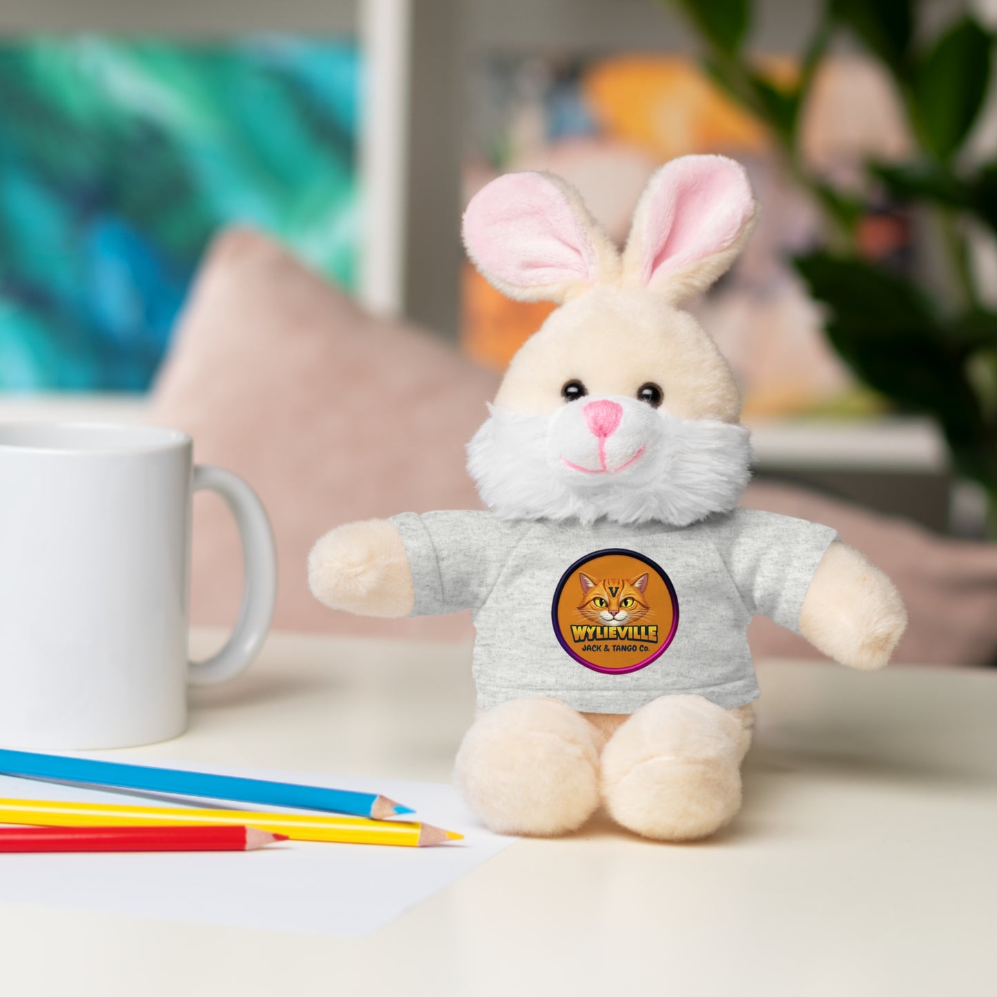 Wylieville Stuffed Animal with Tee - Cute Gift for Kids