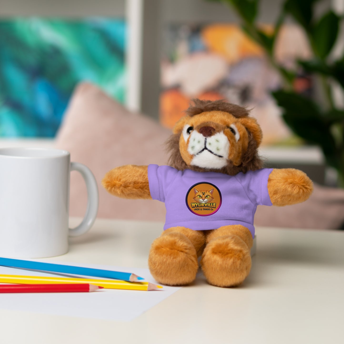 Wylieville Stuffed Animal with Tee - Cute Gift for Kids