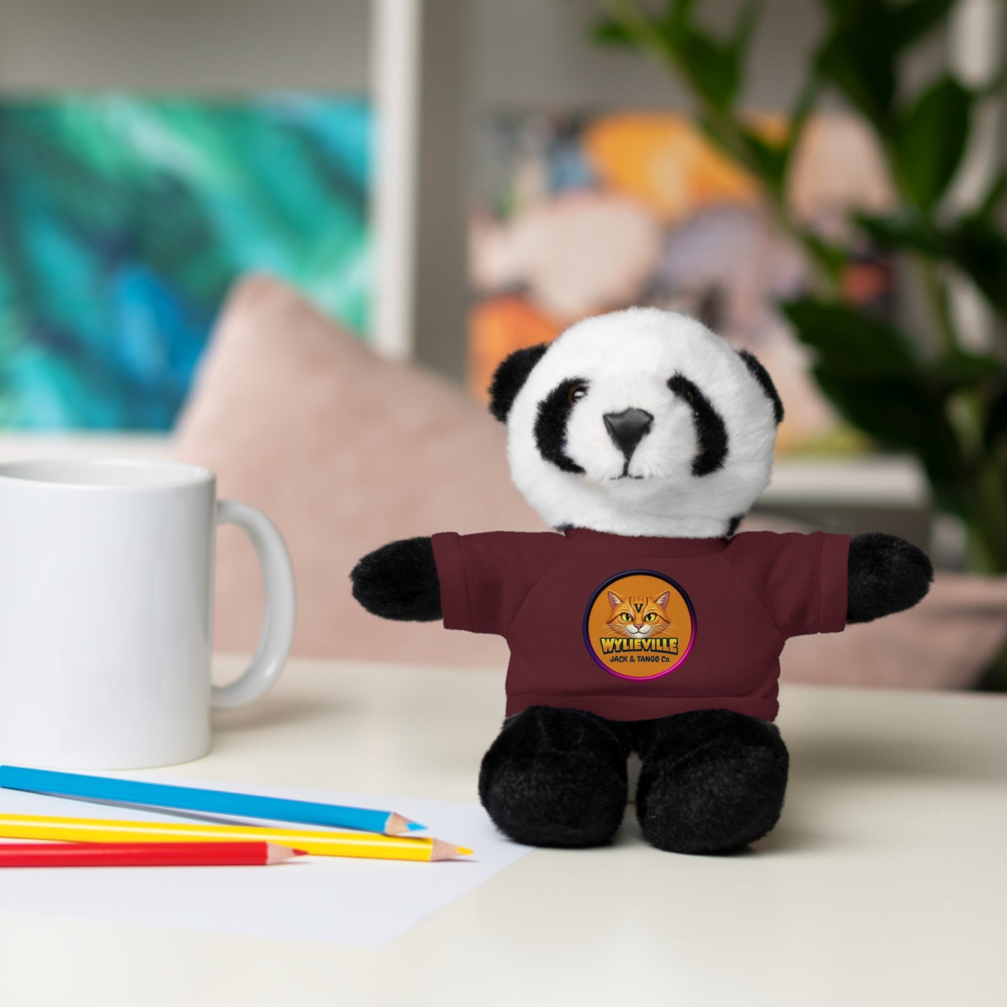 Wylieville Stuffed Animal with Tee - Cute Gift for Kids
