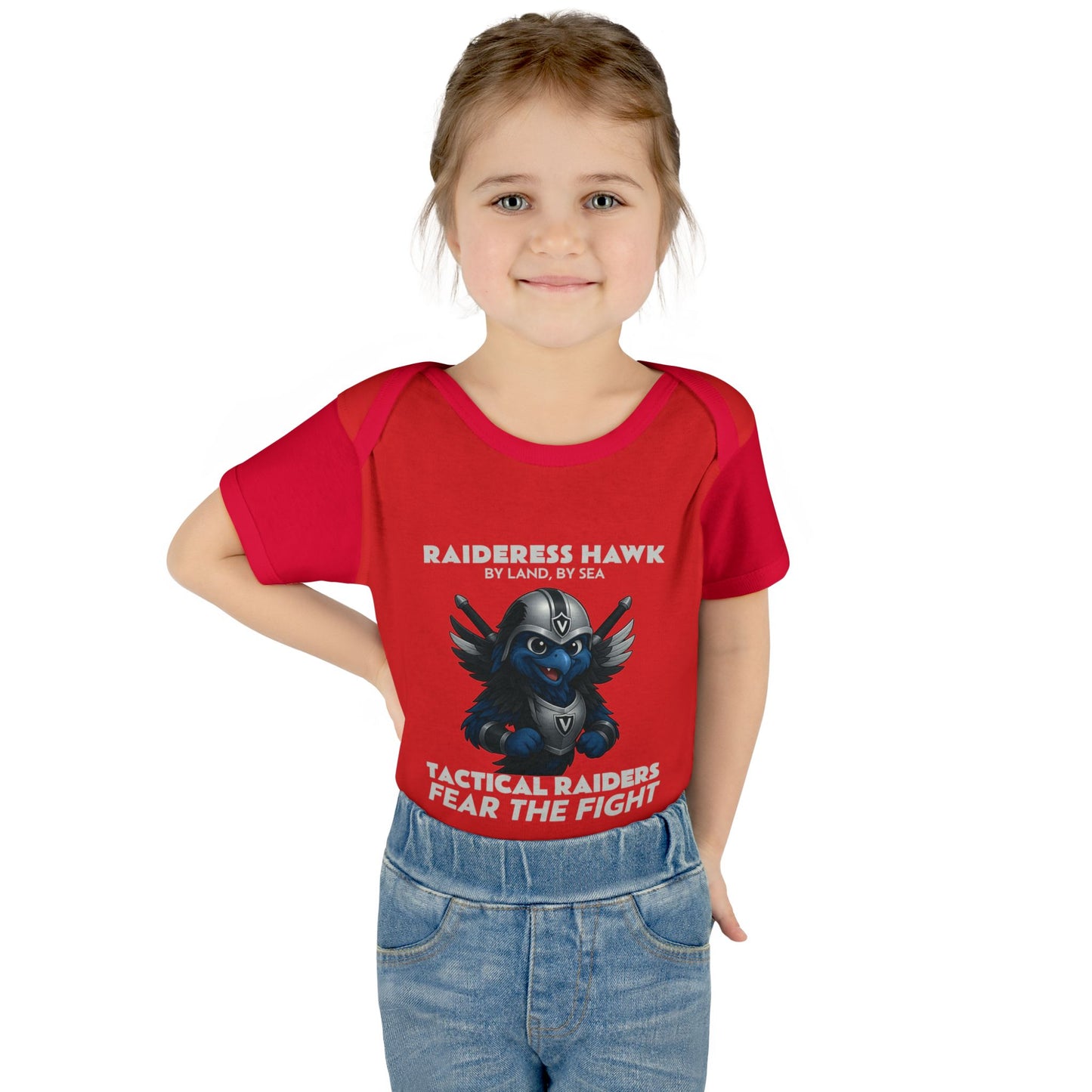 Wylieville: Raideress Hawk Cute Infant Bodysuit, Perfect for Little Fans