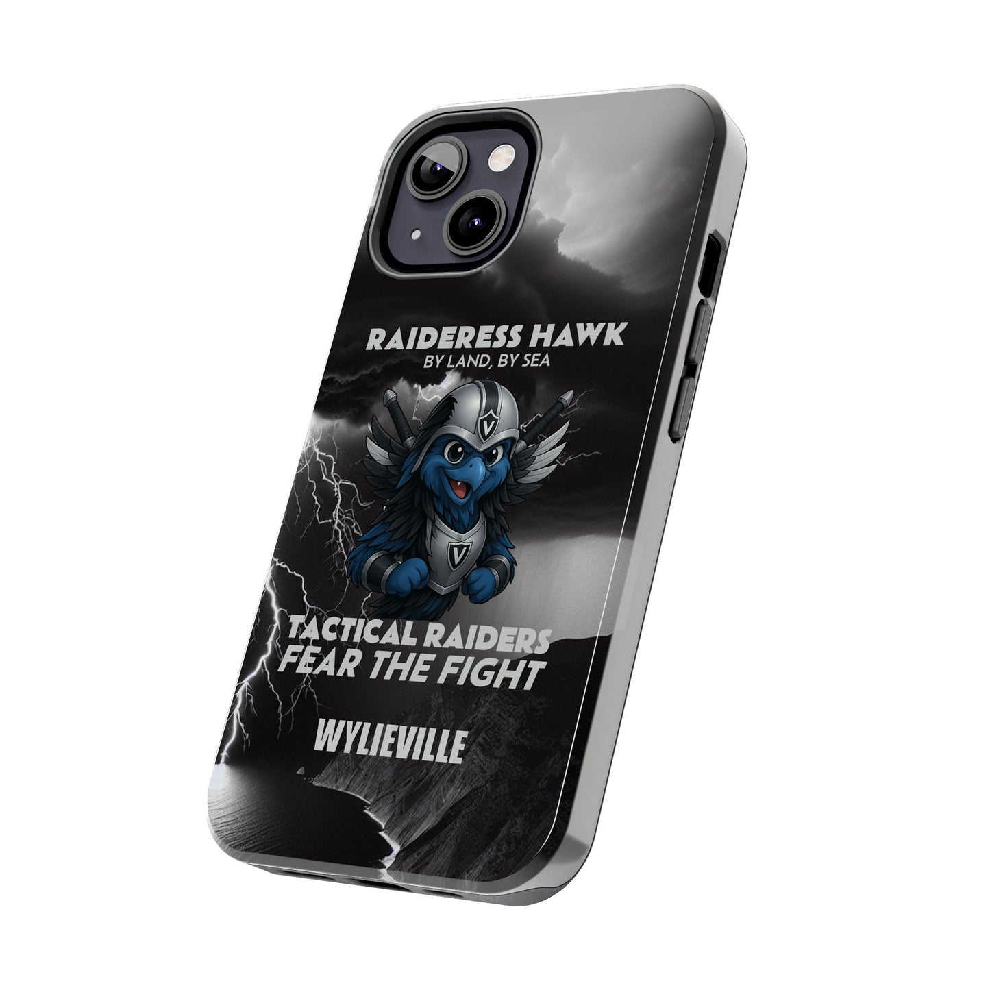 Wylieville: Raideress Hawk | Fear the Fight | iPhone 13 Tough Phone Case